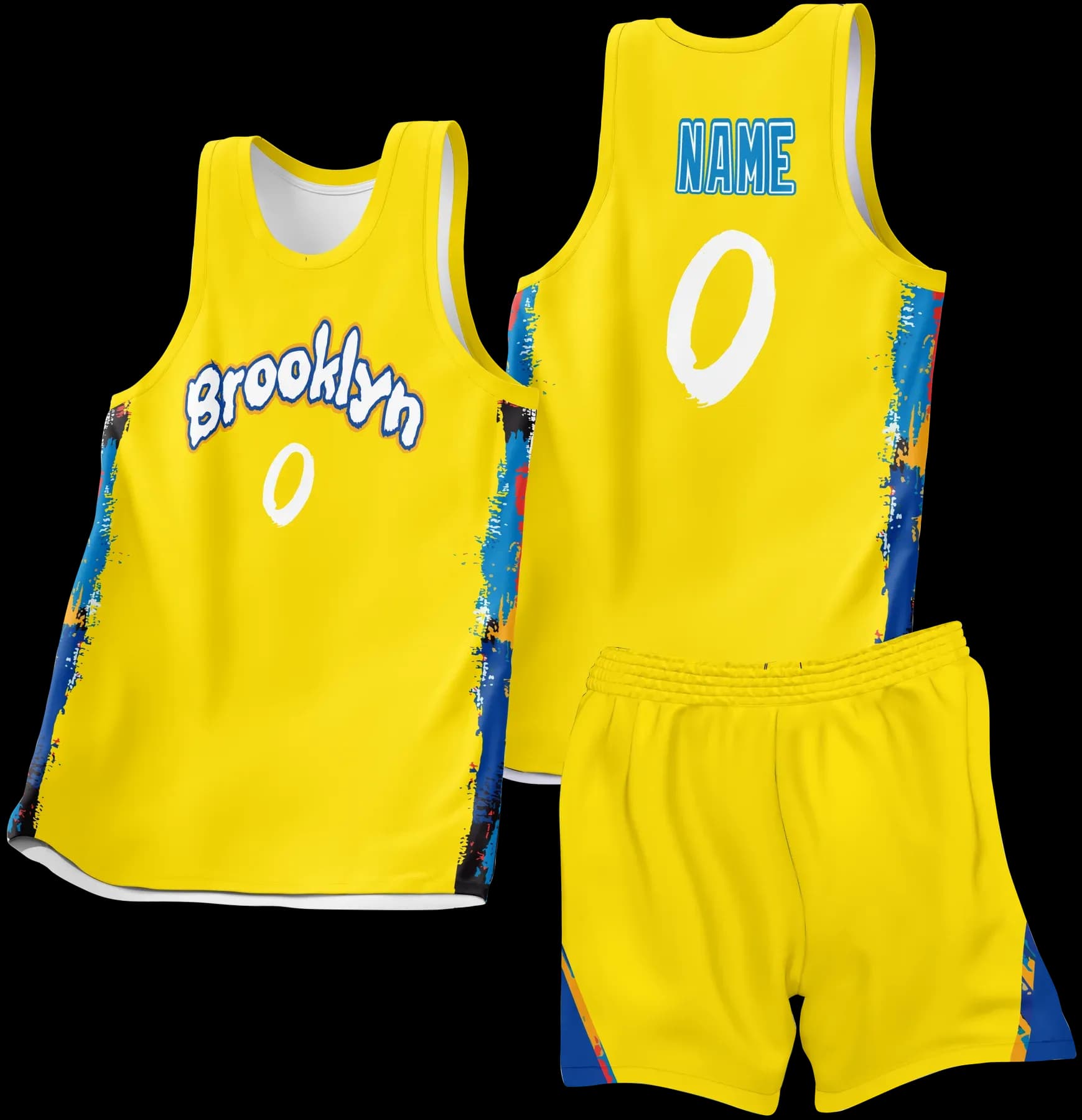 Custom basketball uniform design B13JW