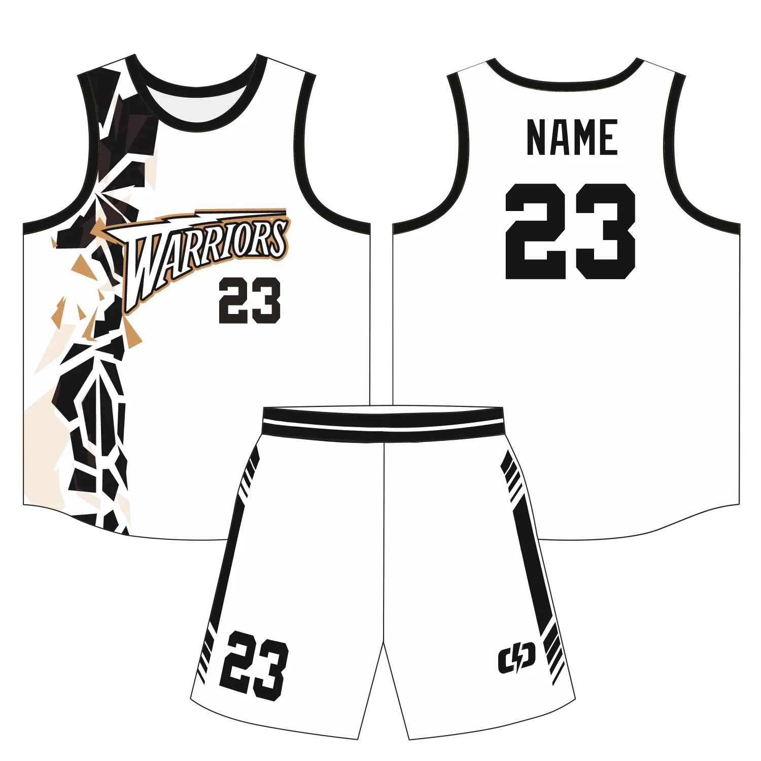 Custom basketball uniform design B35