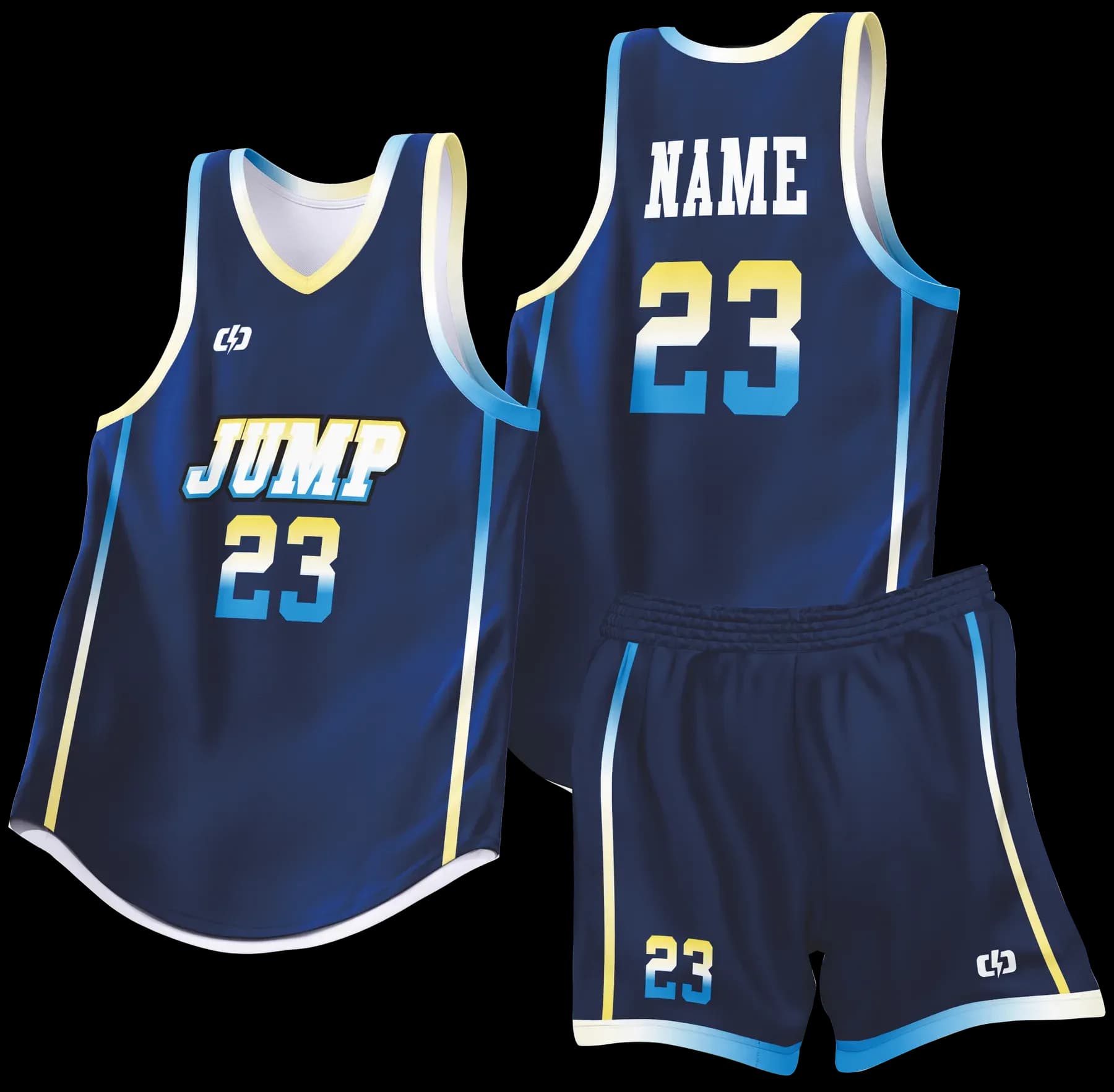 Custom basketball uniform design B99