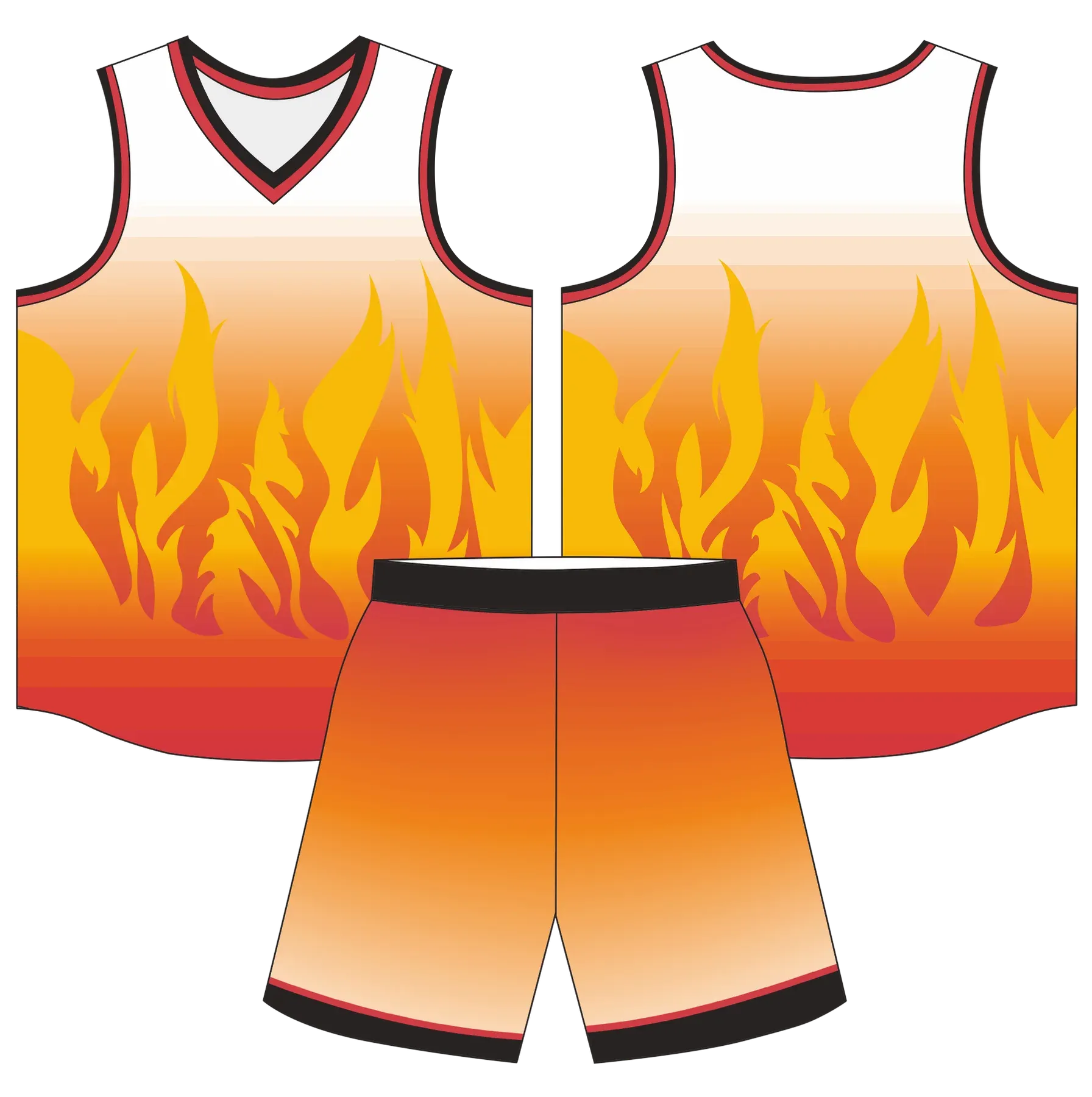 Custom basketball uniform design B91