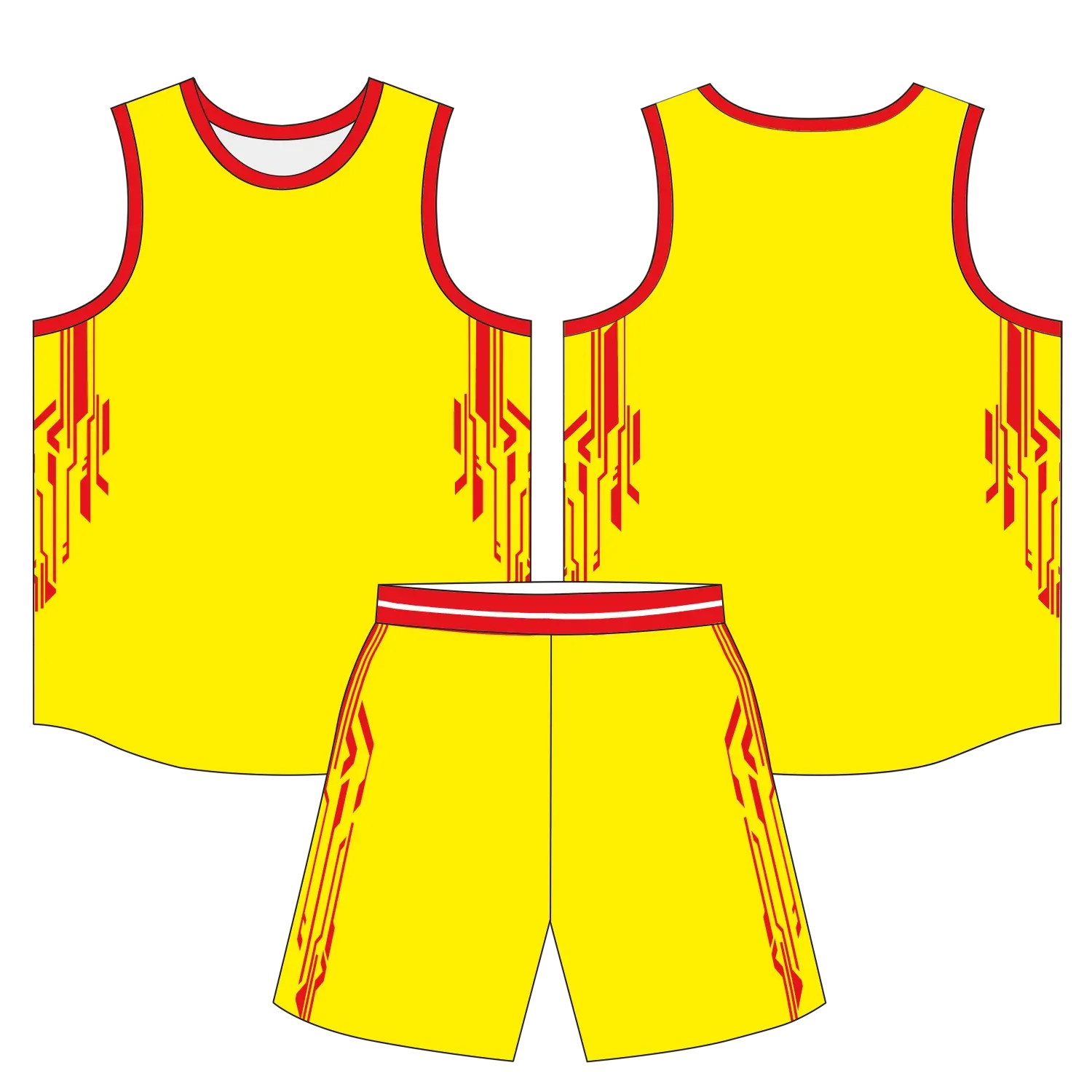 Custom basketball uniform design B42