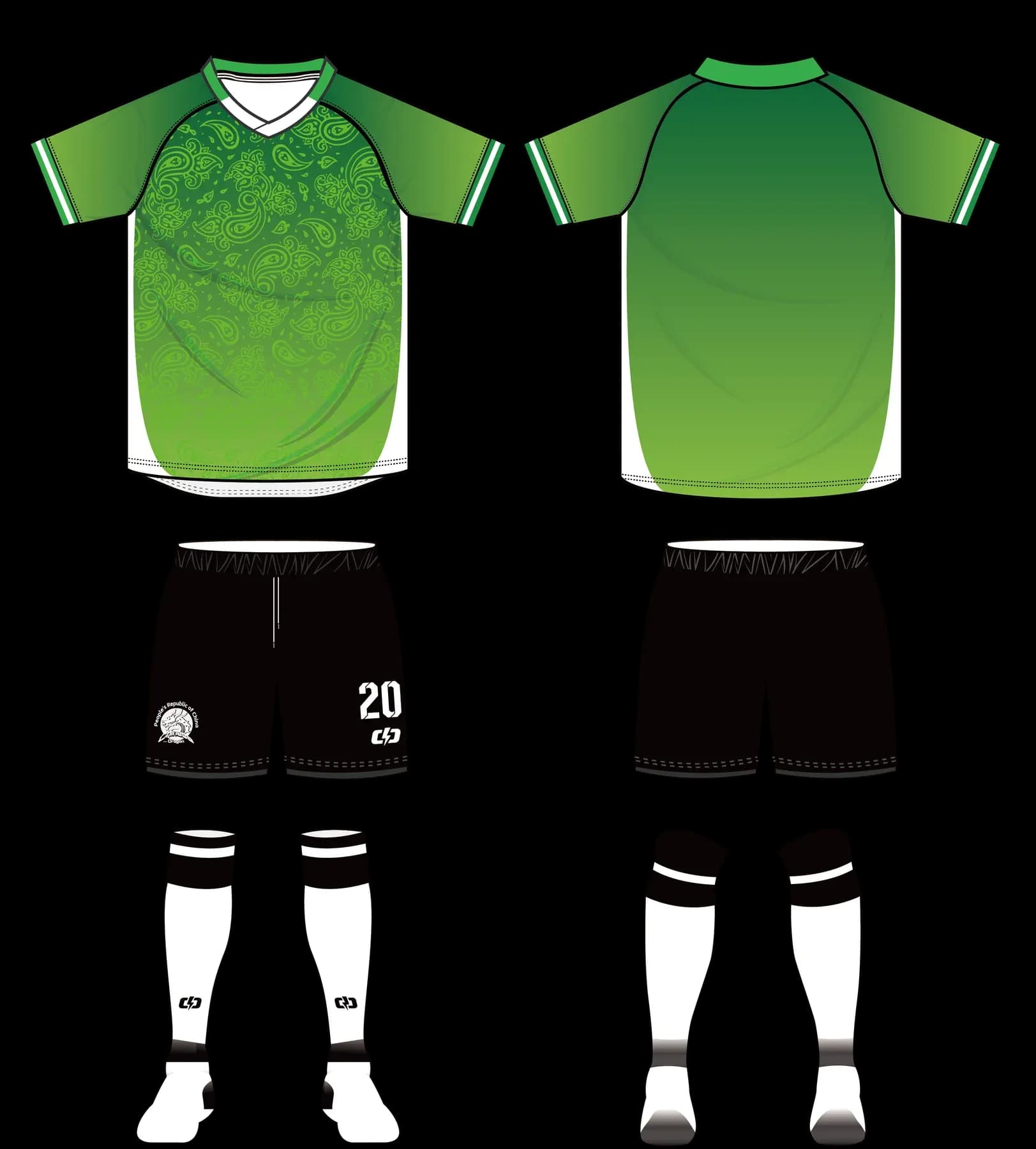 Custom soccer uniform design ZQF2024807