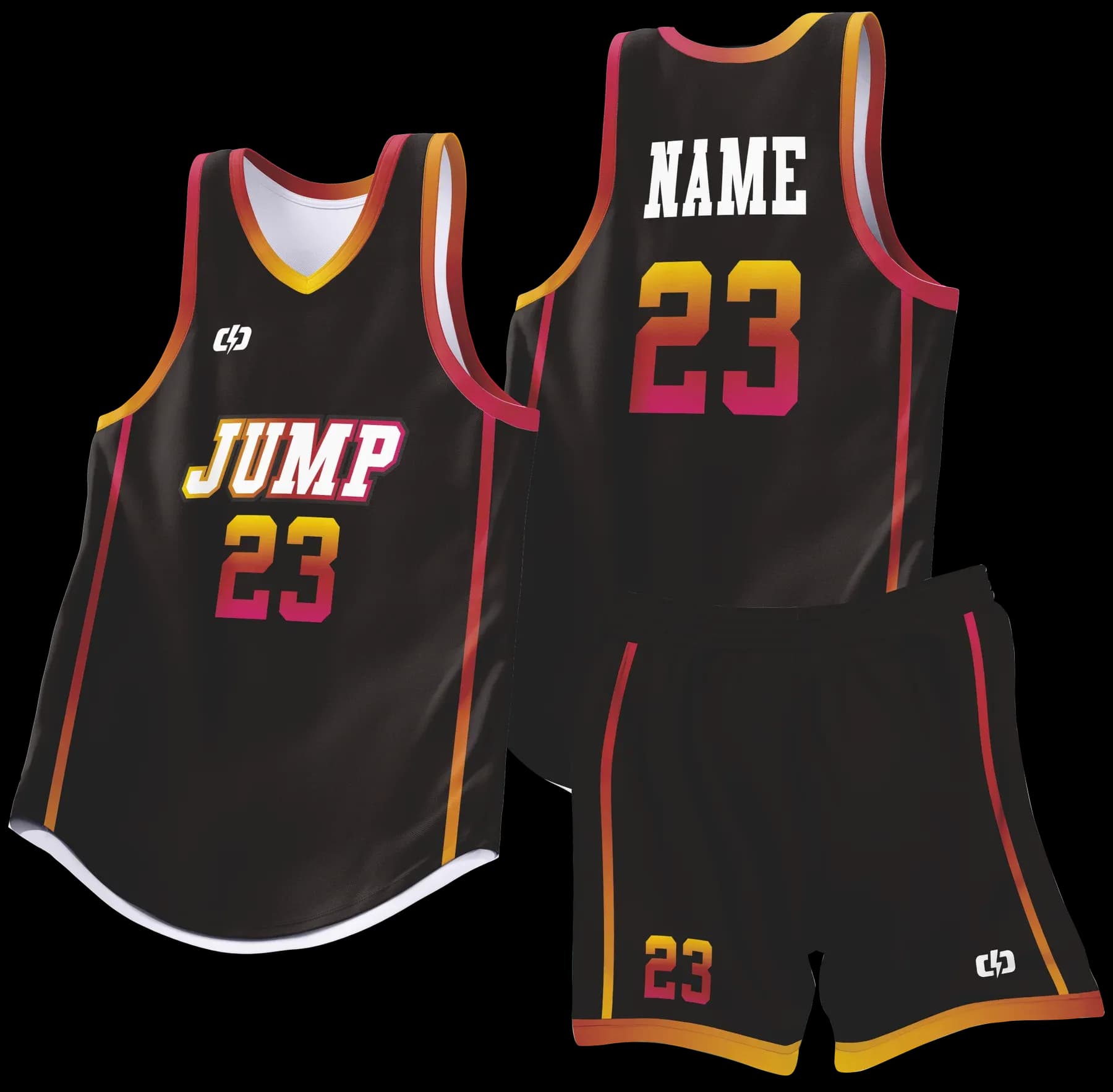 Custom basketball uniform design B99