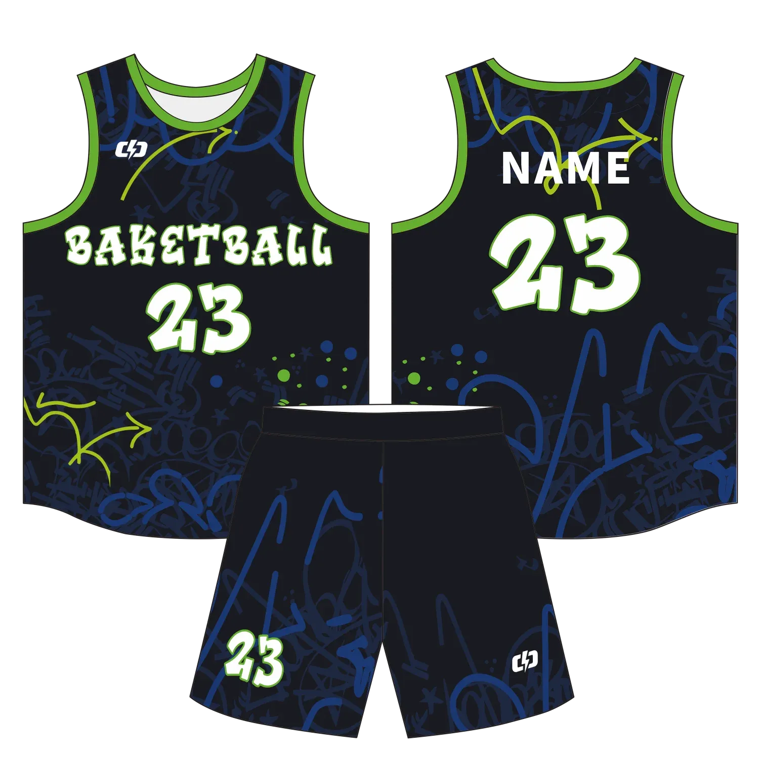 Custom basketball uniform design B81