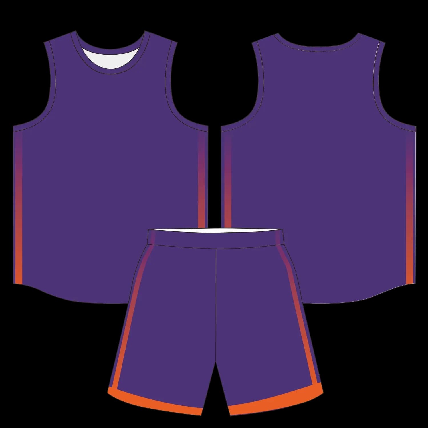 Custom basketball uniform design B10JW