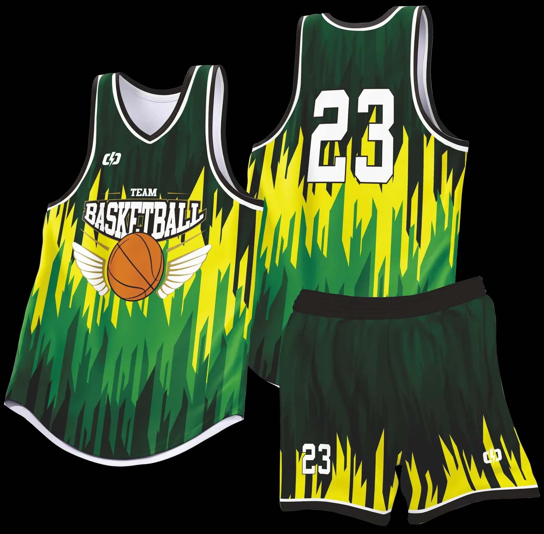 Custom basketball uniform design B89