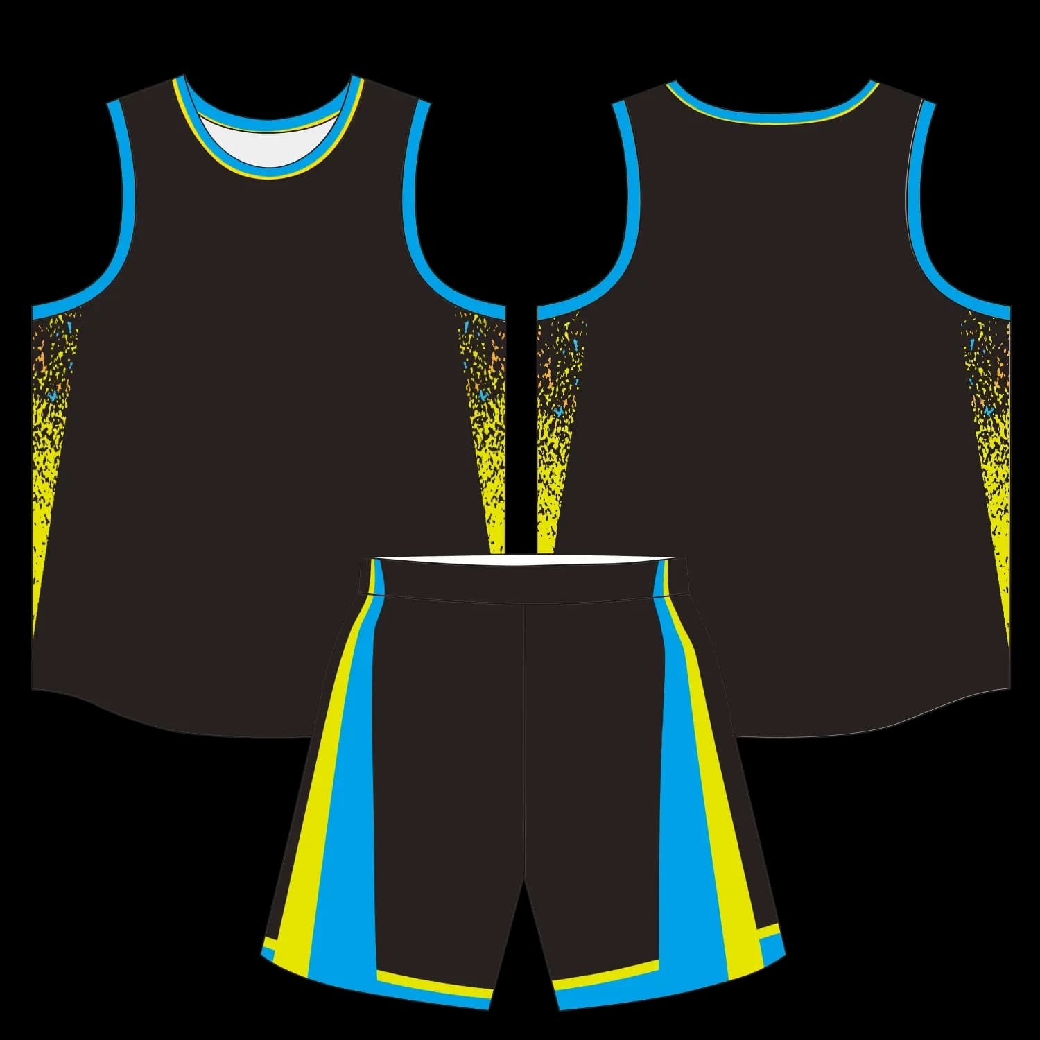 Custom basketball uniform design B14JW