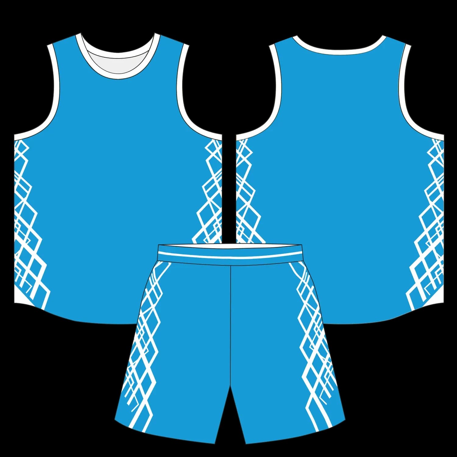 Custom basketball uniform design B33