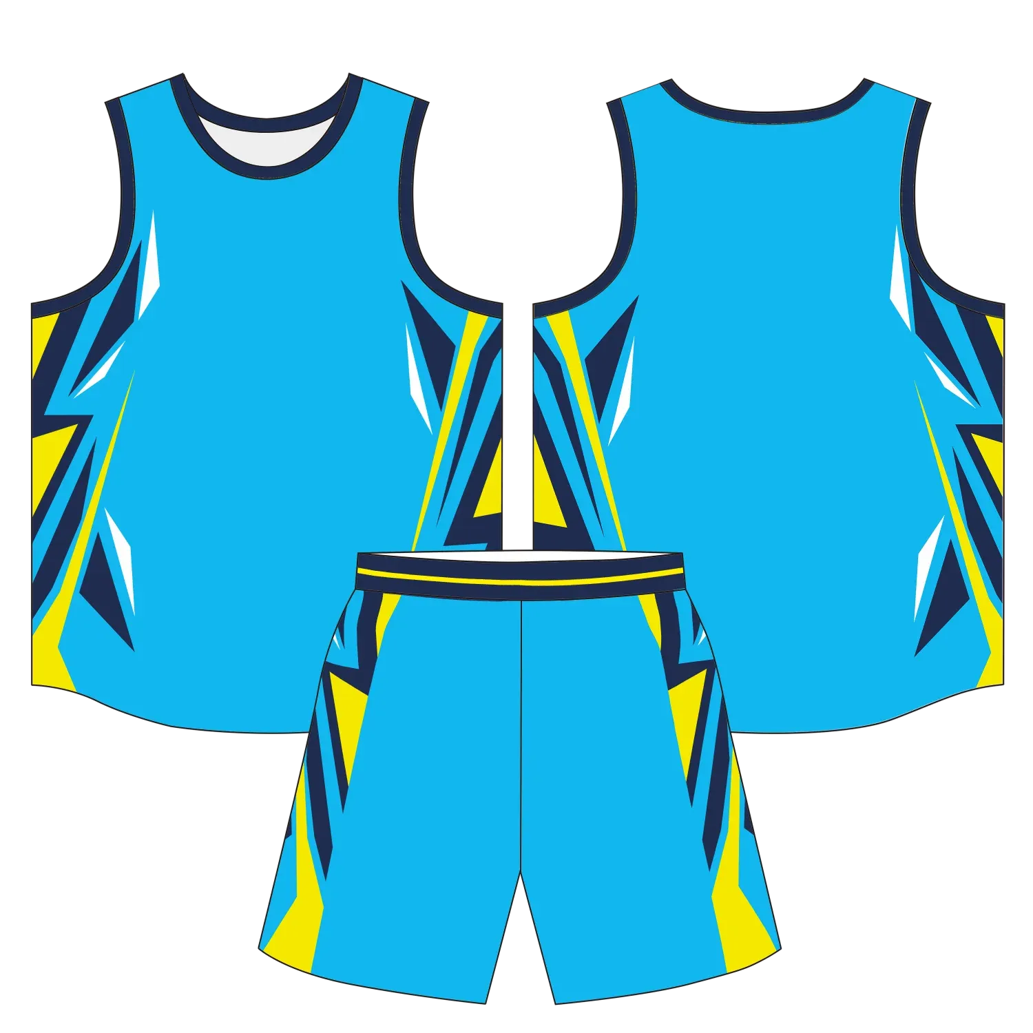 Custom basketball uniform design B41