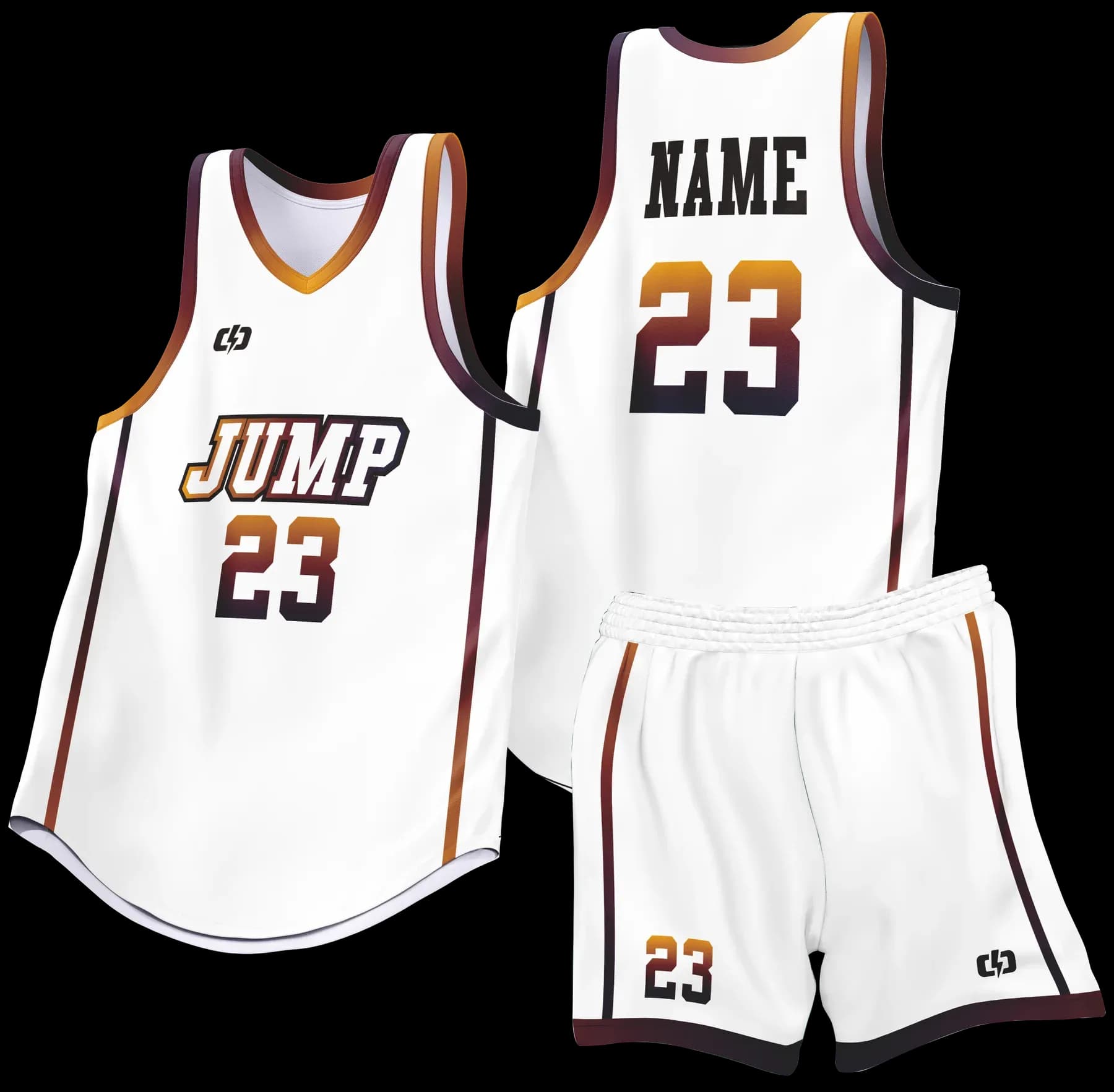 Custom basketball uniform design B99