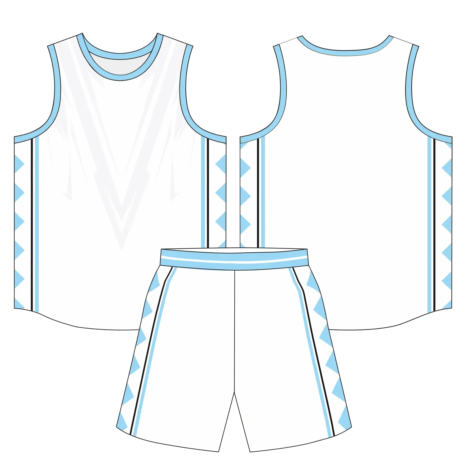 Custom basketball uniform design B37