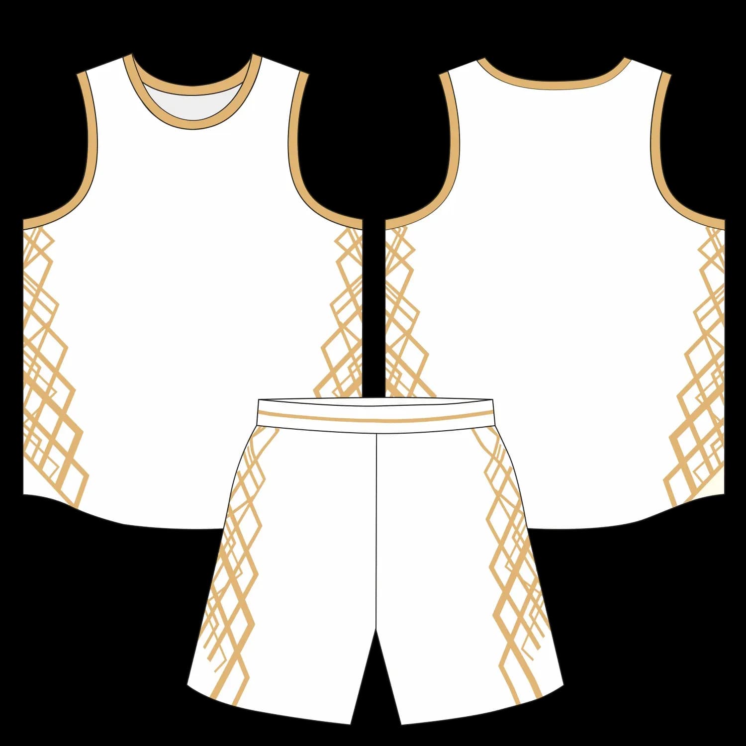 Custom basketball uniform design B33