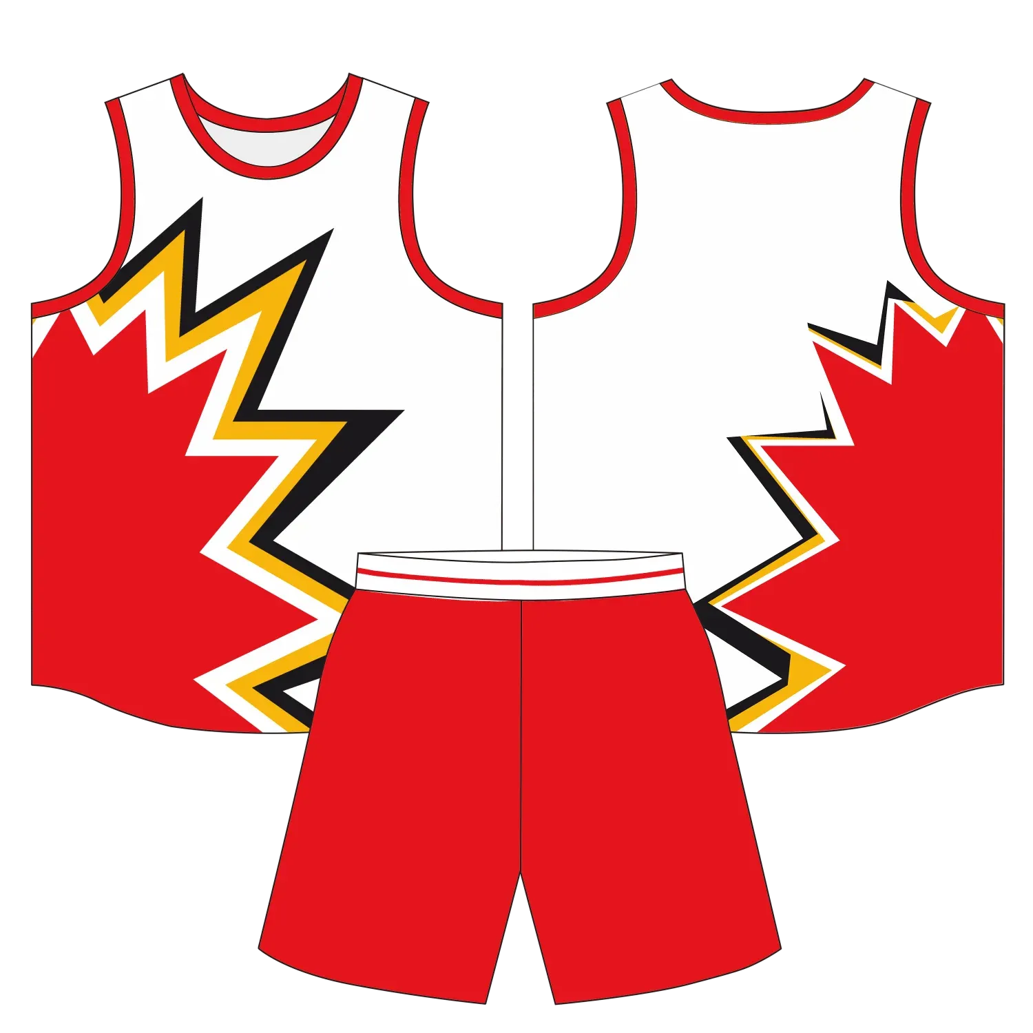 Custom basketball uniform design B46