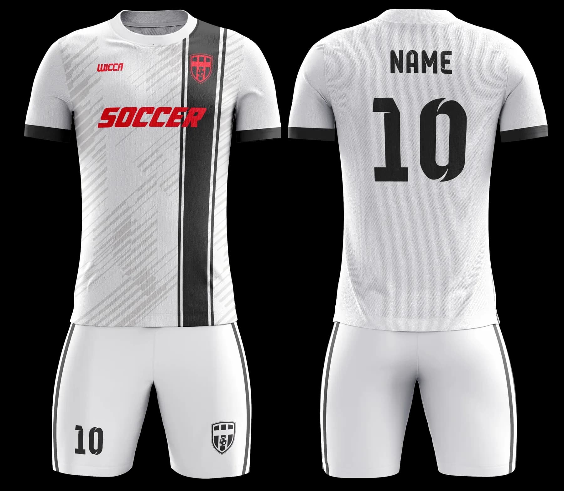 Custom soccer uniform design Z034JW