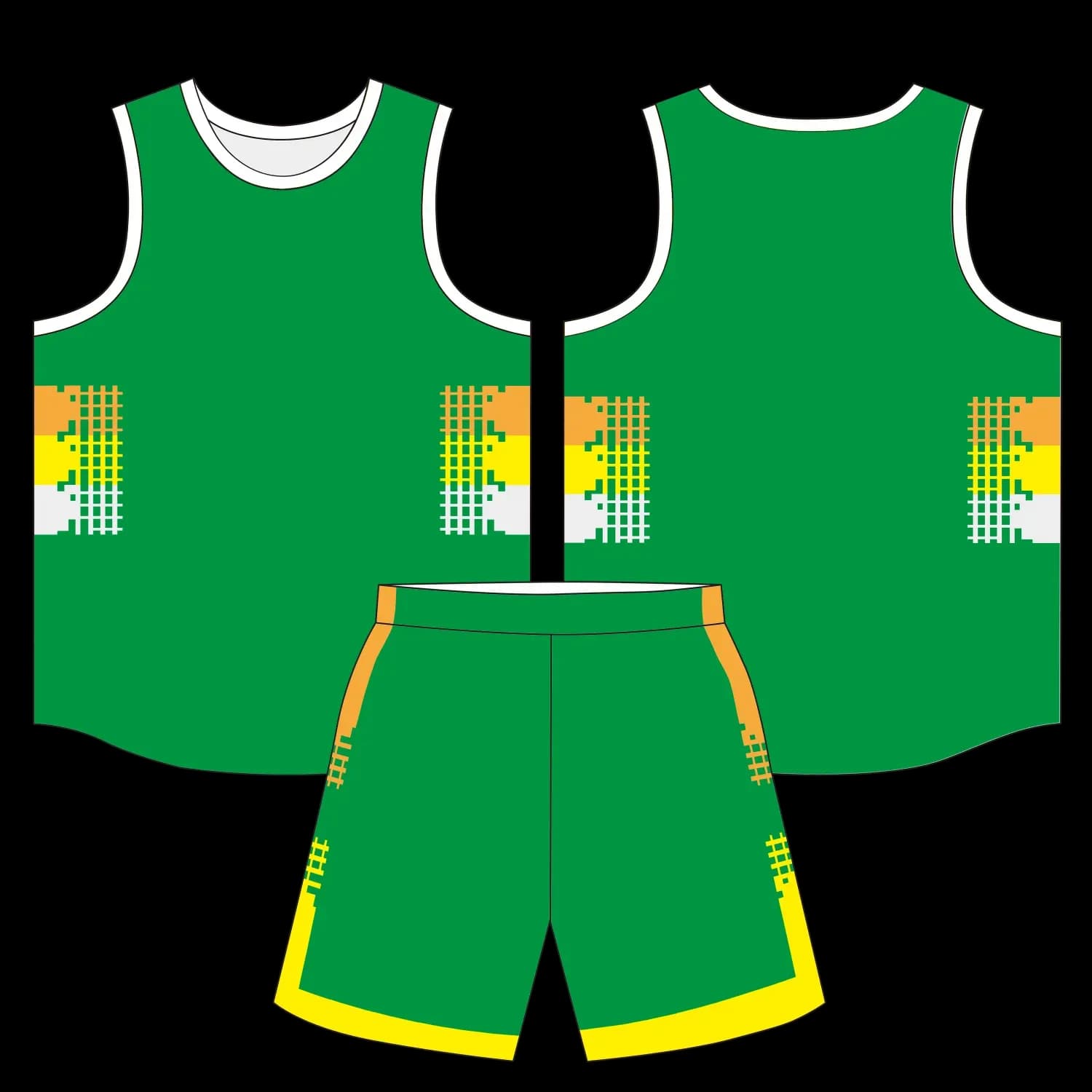 Custom basketball uniform design B66
