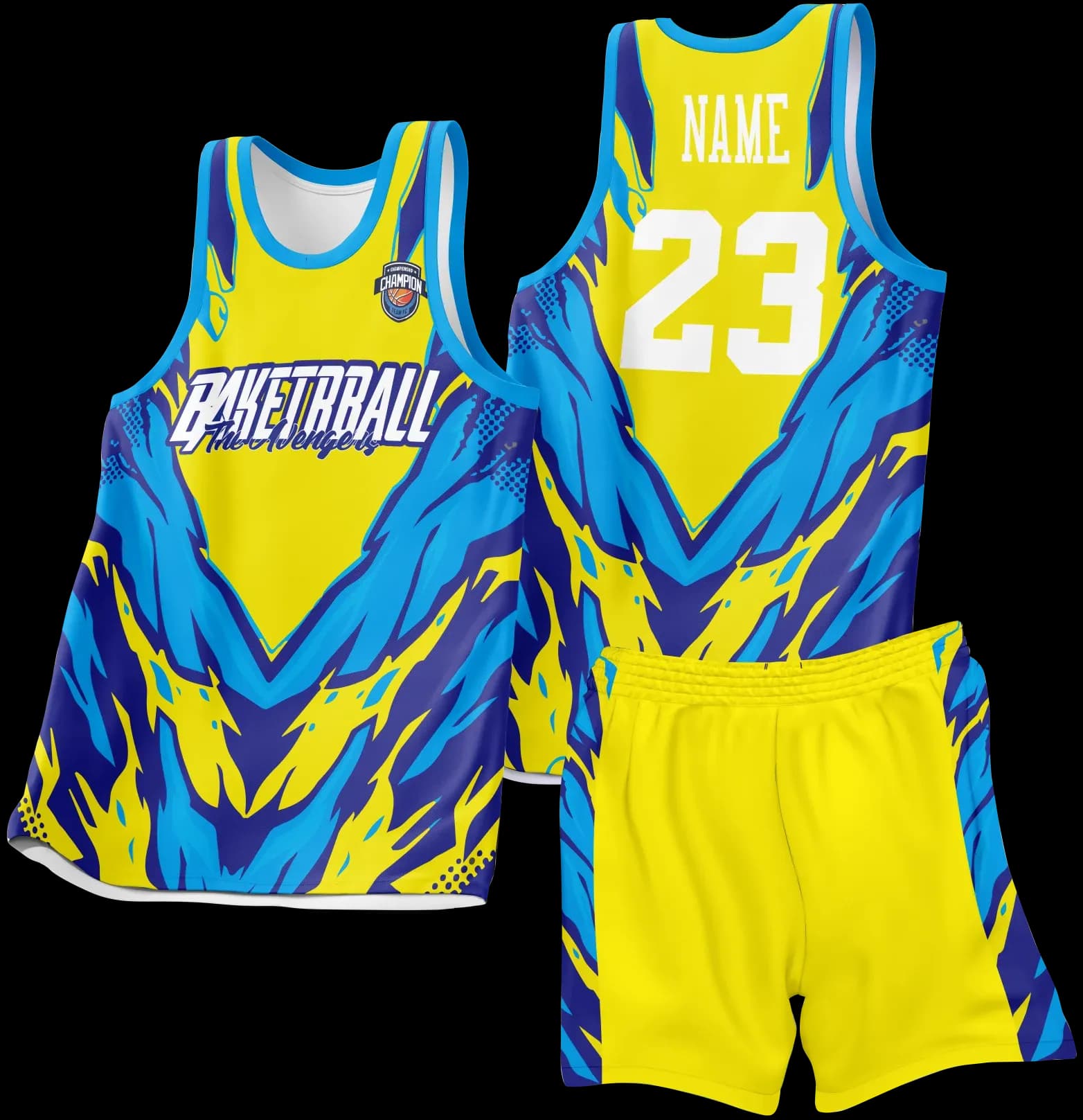 Custom basketball uniform design B19JW