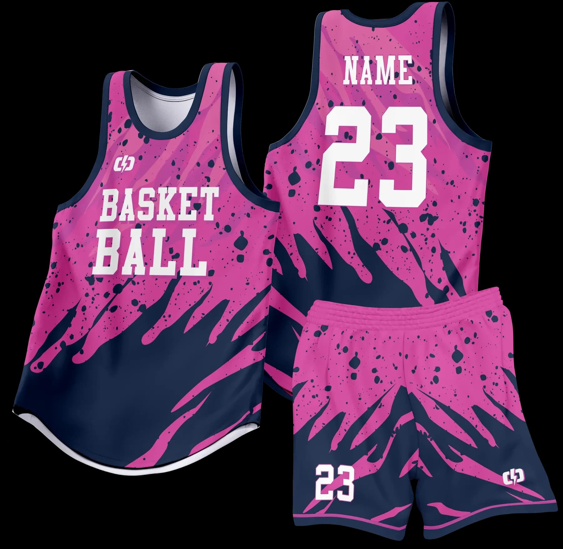 Custom basketball uniform design B97