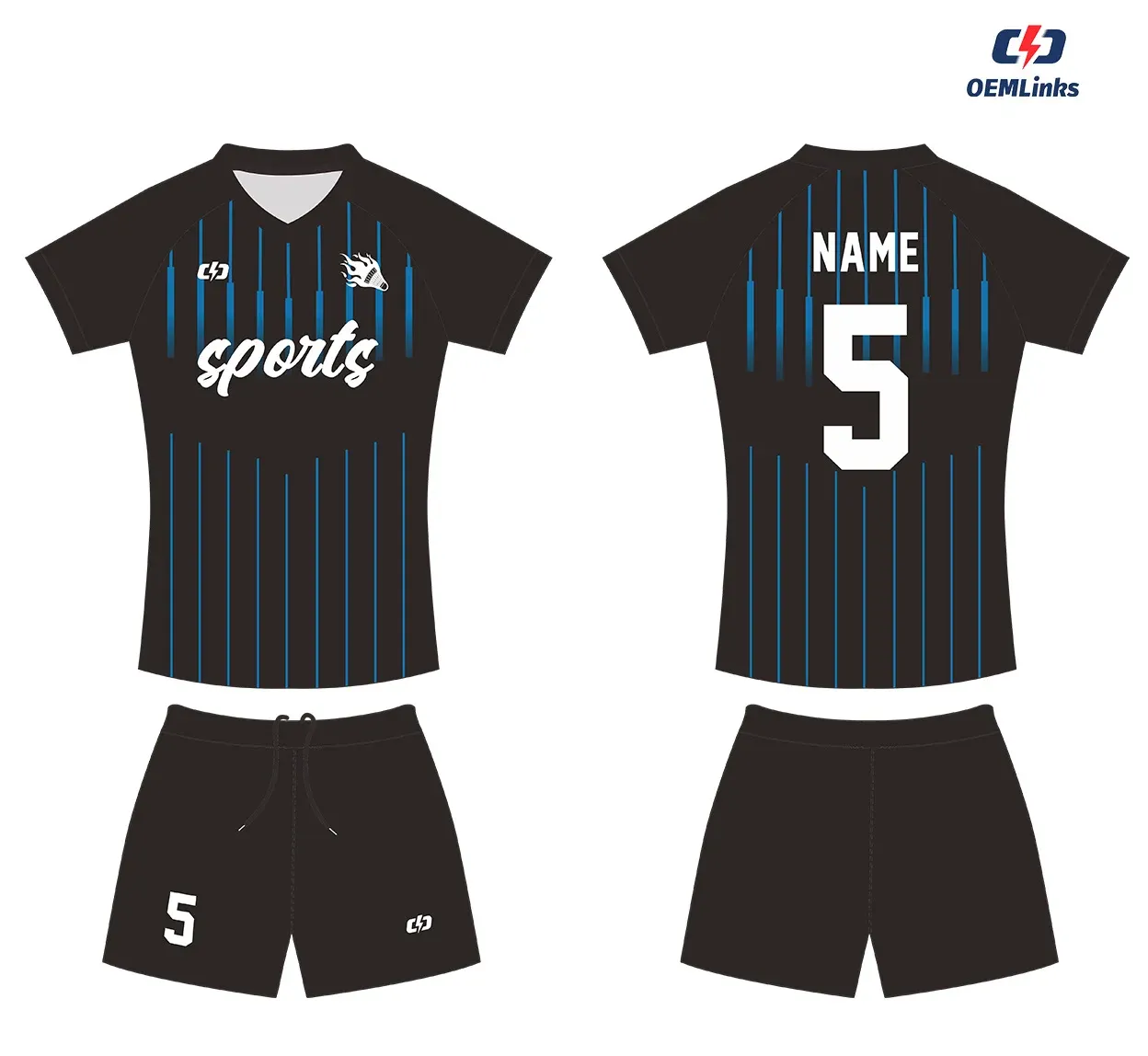 Custom volleyball uniform design UC05