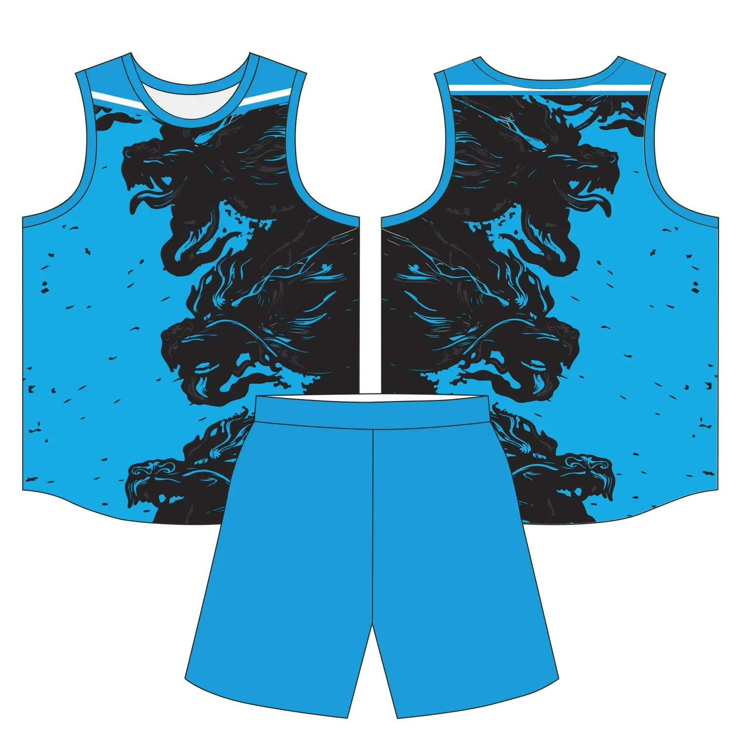 Custom basketball uniform design B28JW