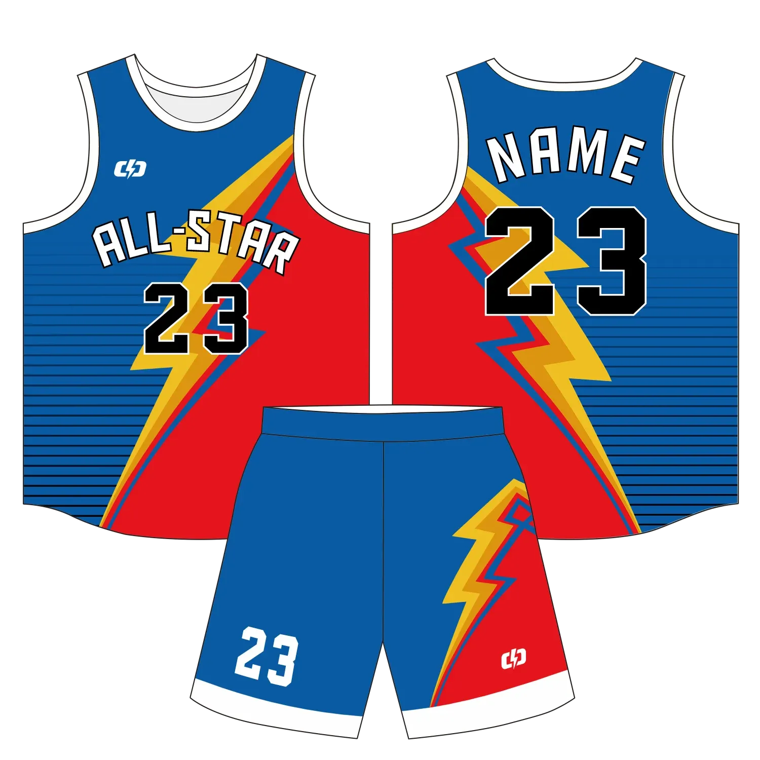 Custom basketball uniform design B62