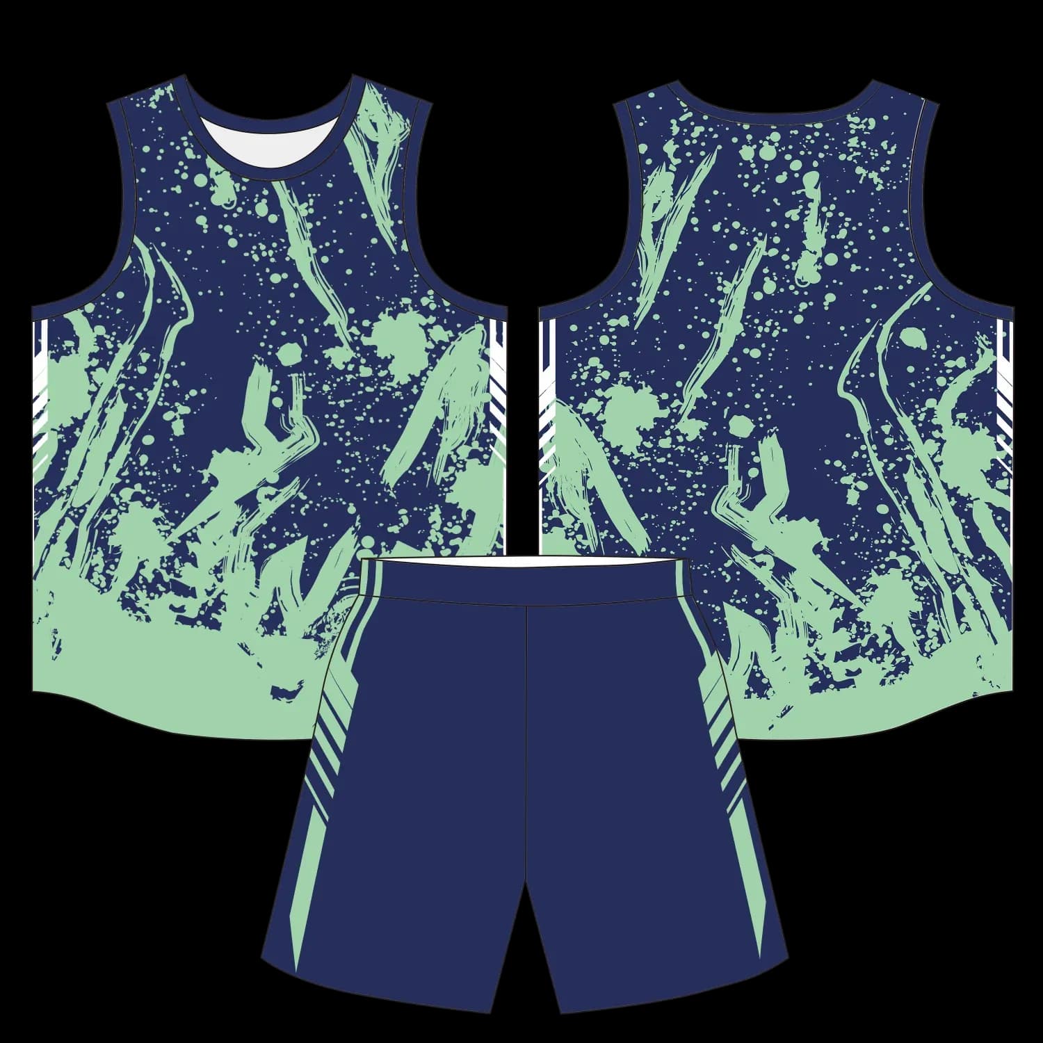 Custom basketball uniform design B18JW