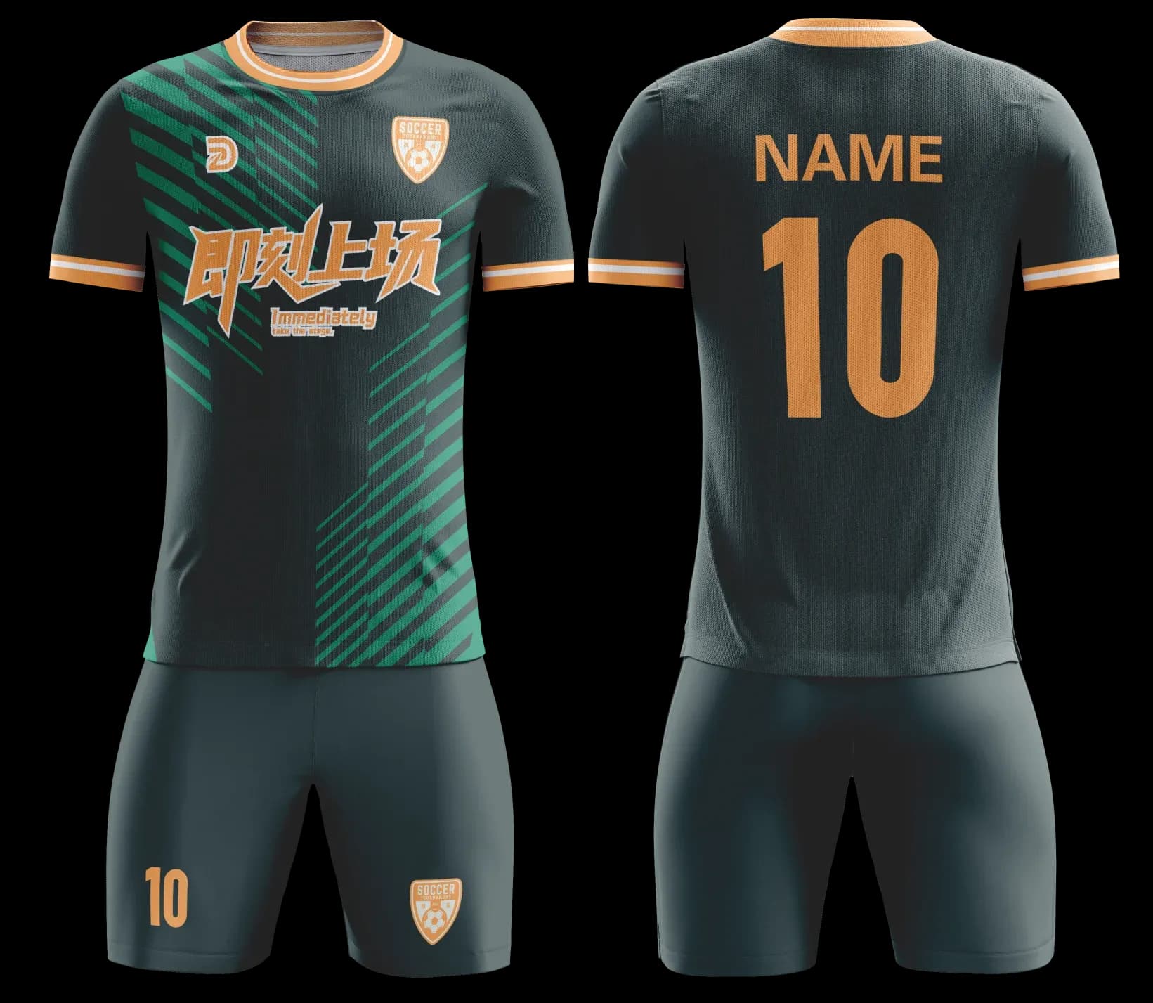 Custom soccer uniform design Z141JW
