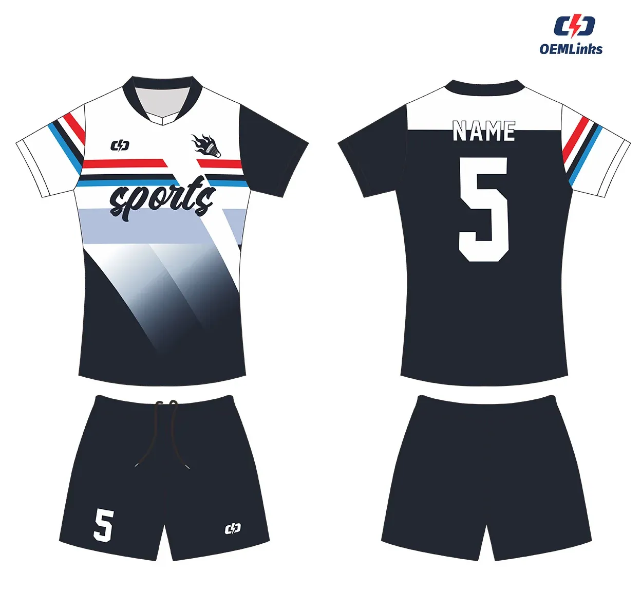 Custom volleyball uniform design UP53