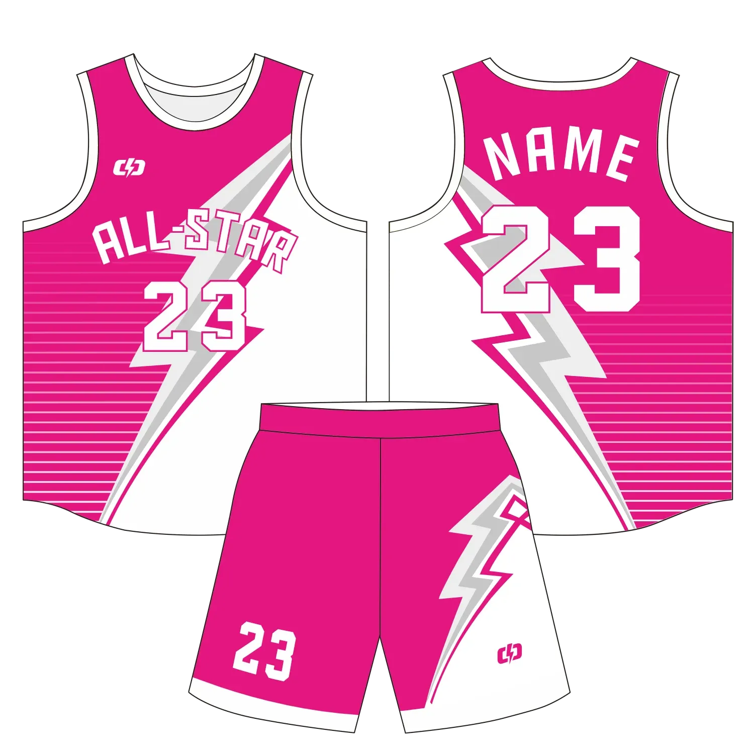 Custom basketball uniform design B62