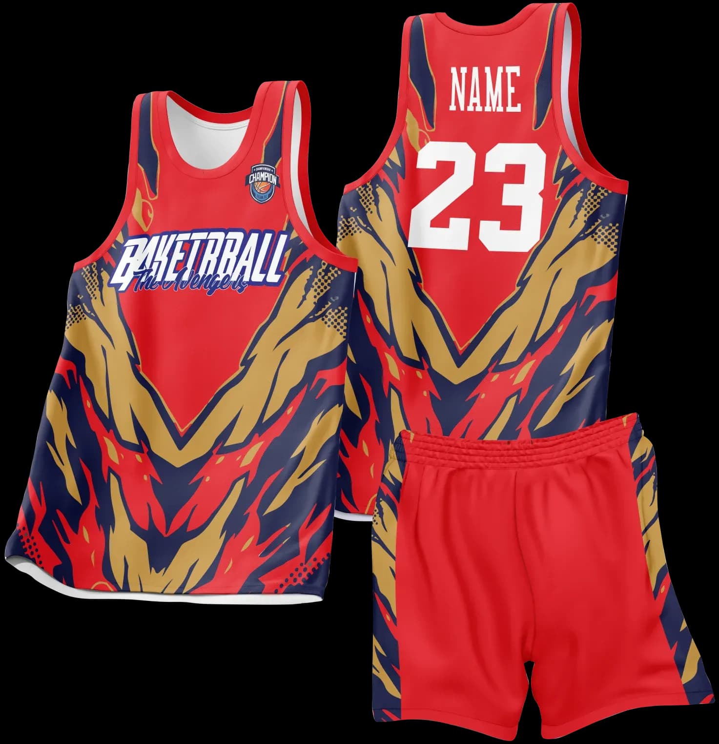 Custom basketball uniform design B19JW