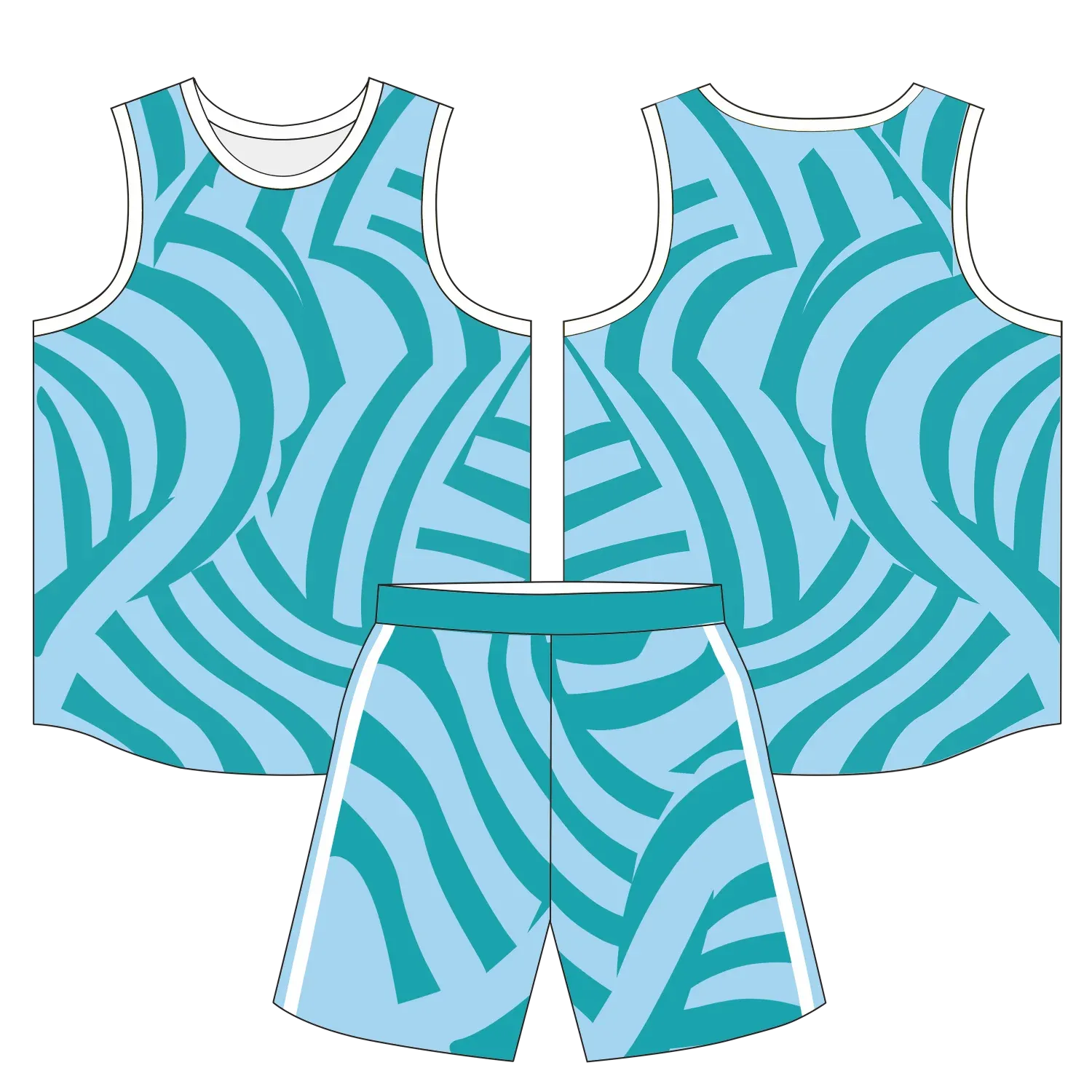 Custom basketball uniform design B84