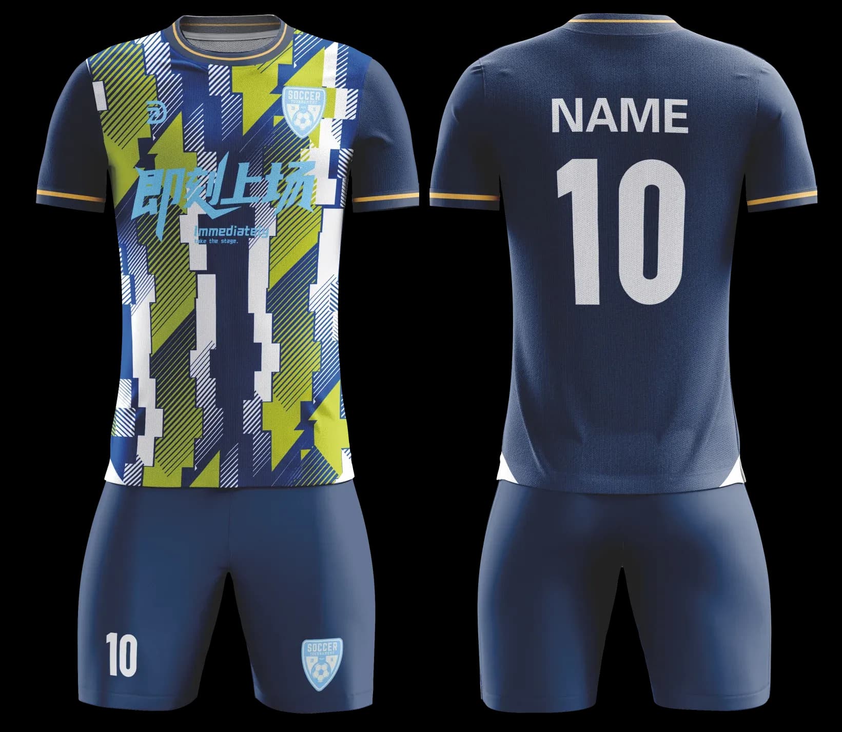 Custom soccer uniform design Z108JW