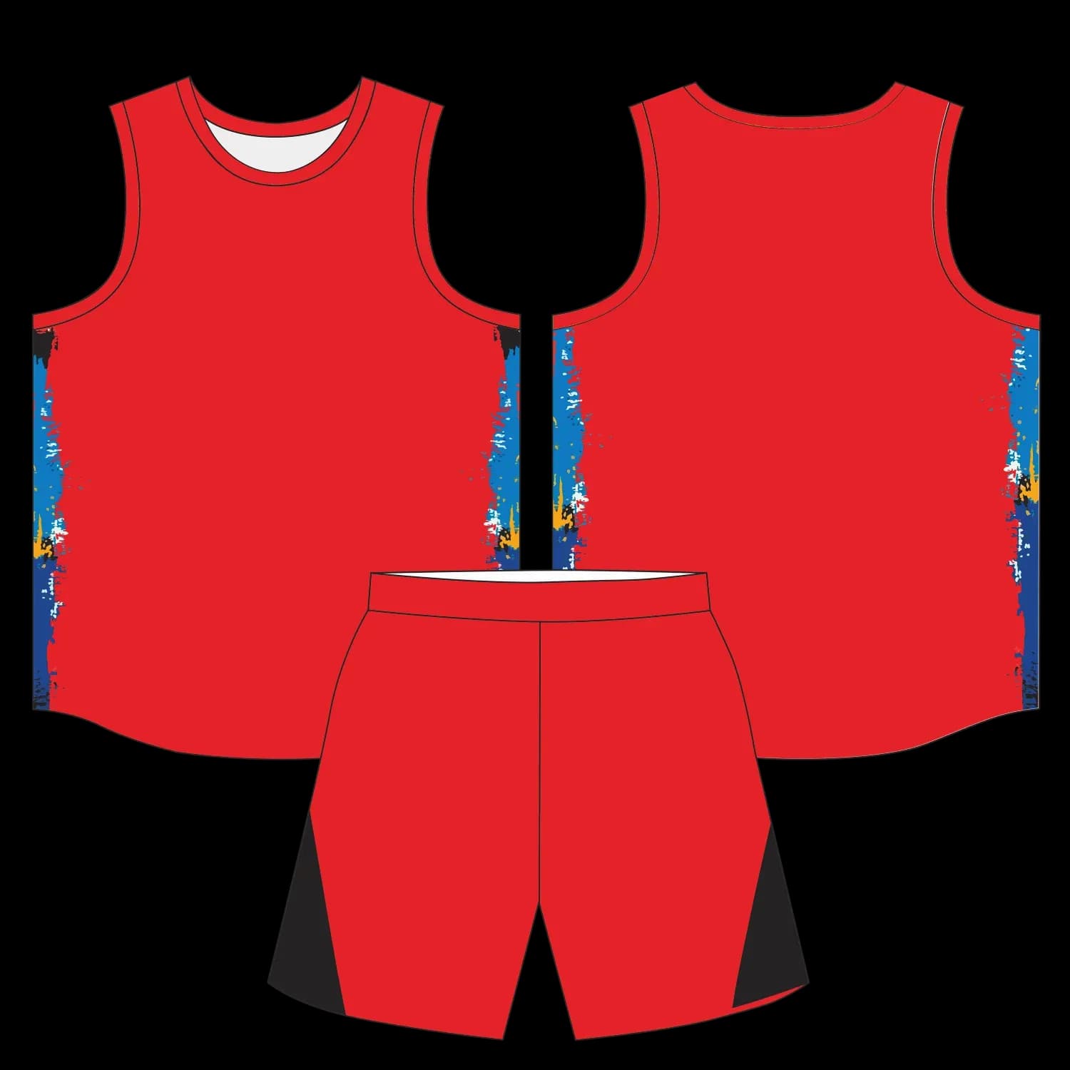 Custom basketball uniform design B13JW