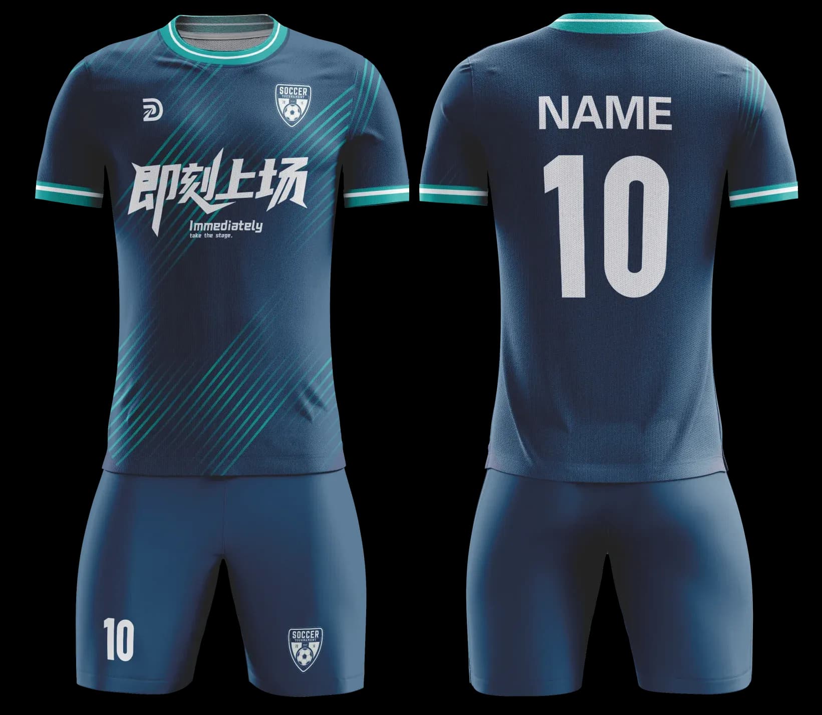 Custom soccer uniform design Z130JW