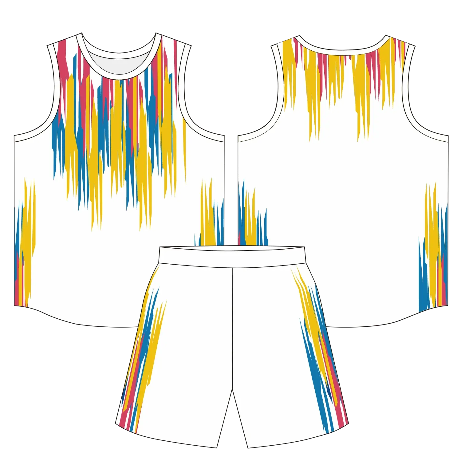 Custom basketball uniform design B67