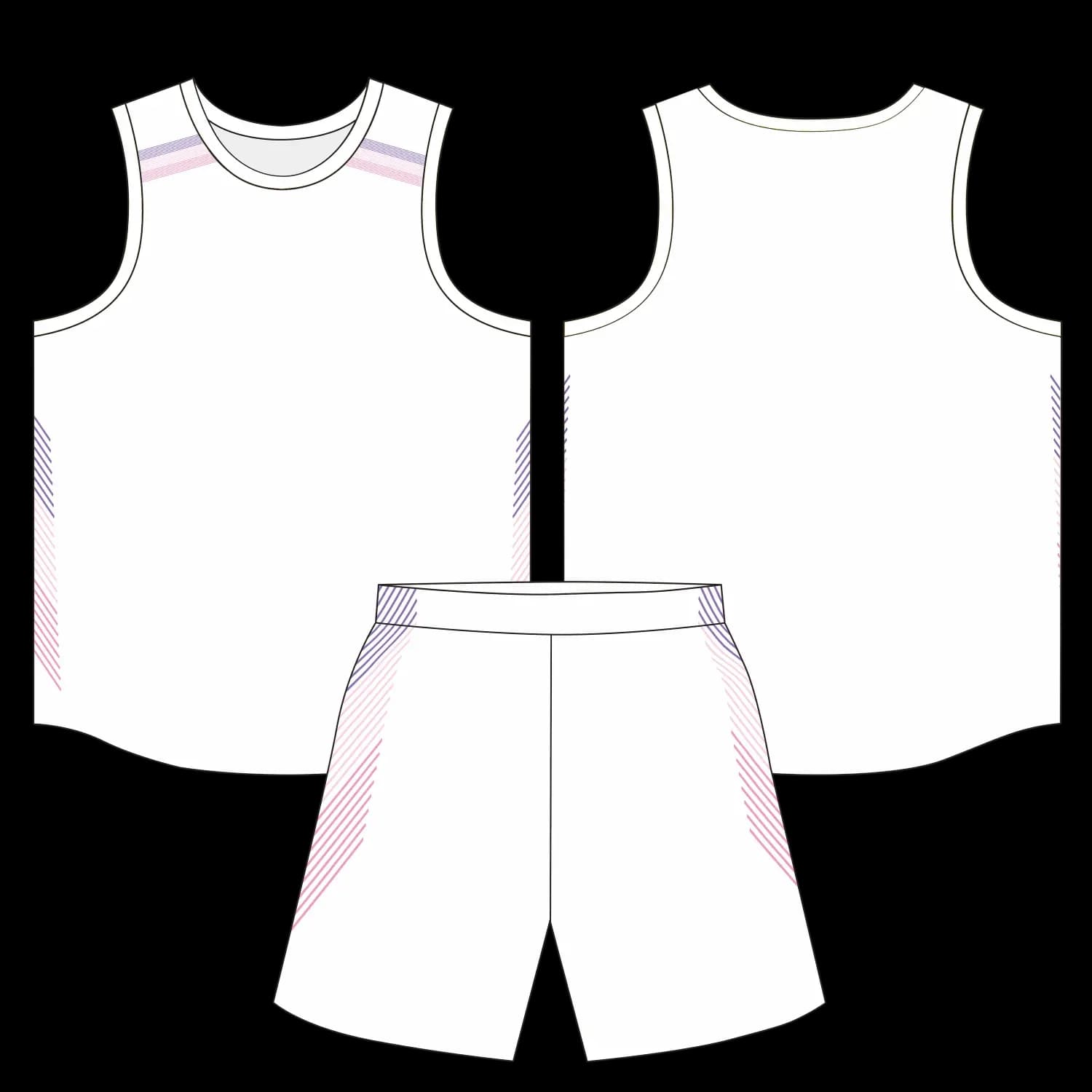 Custom basketball uniform design B22JW