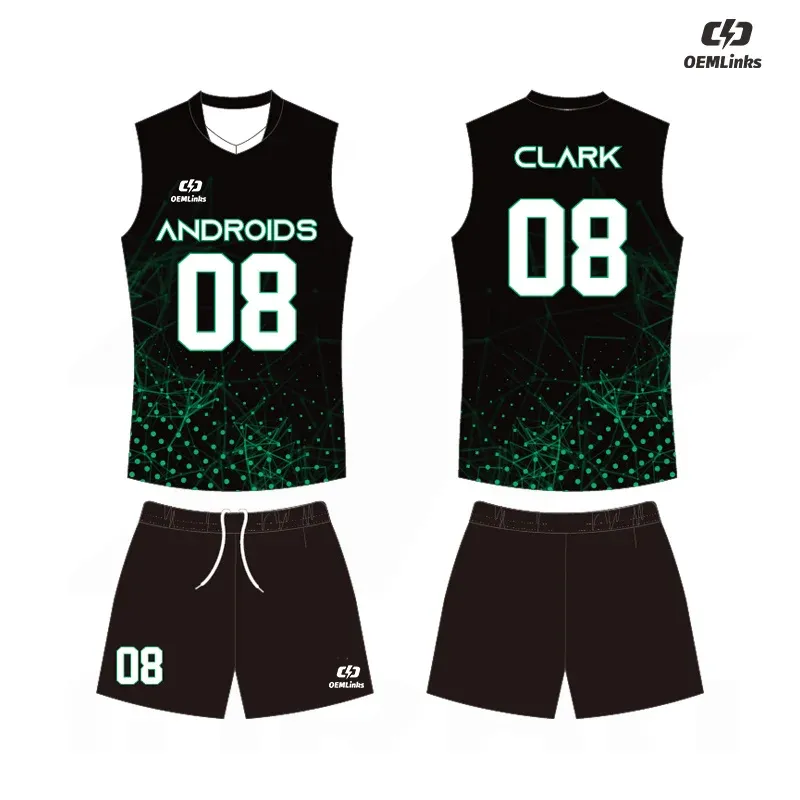 Custom volleyball uniform design OS-036
