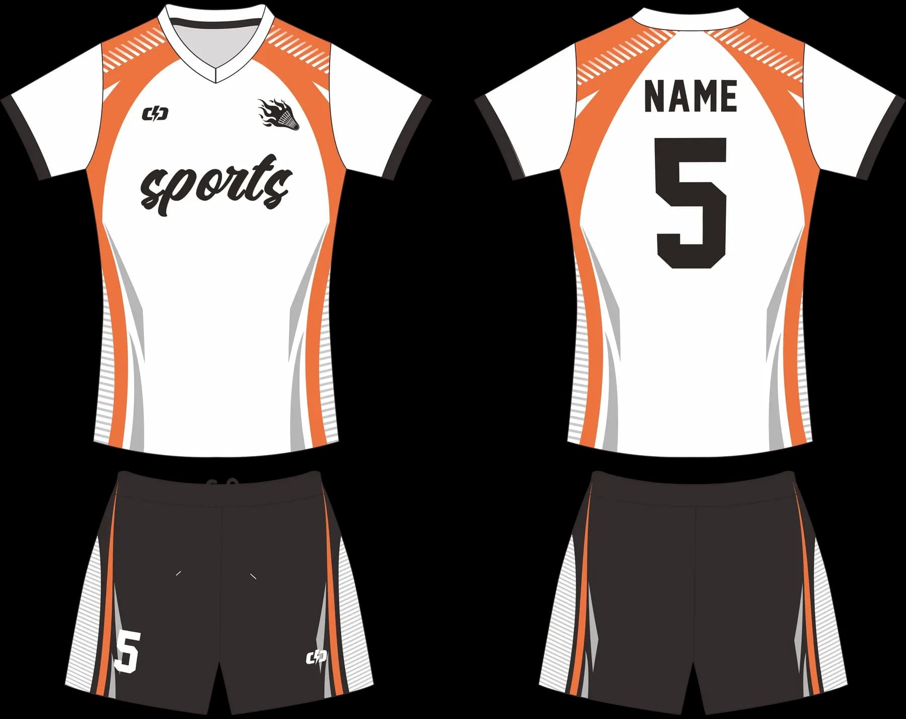 Custom volleyball uniform design UP47