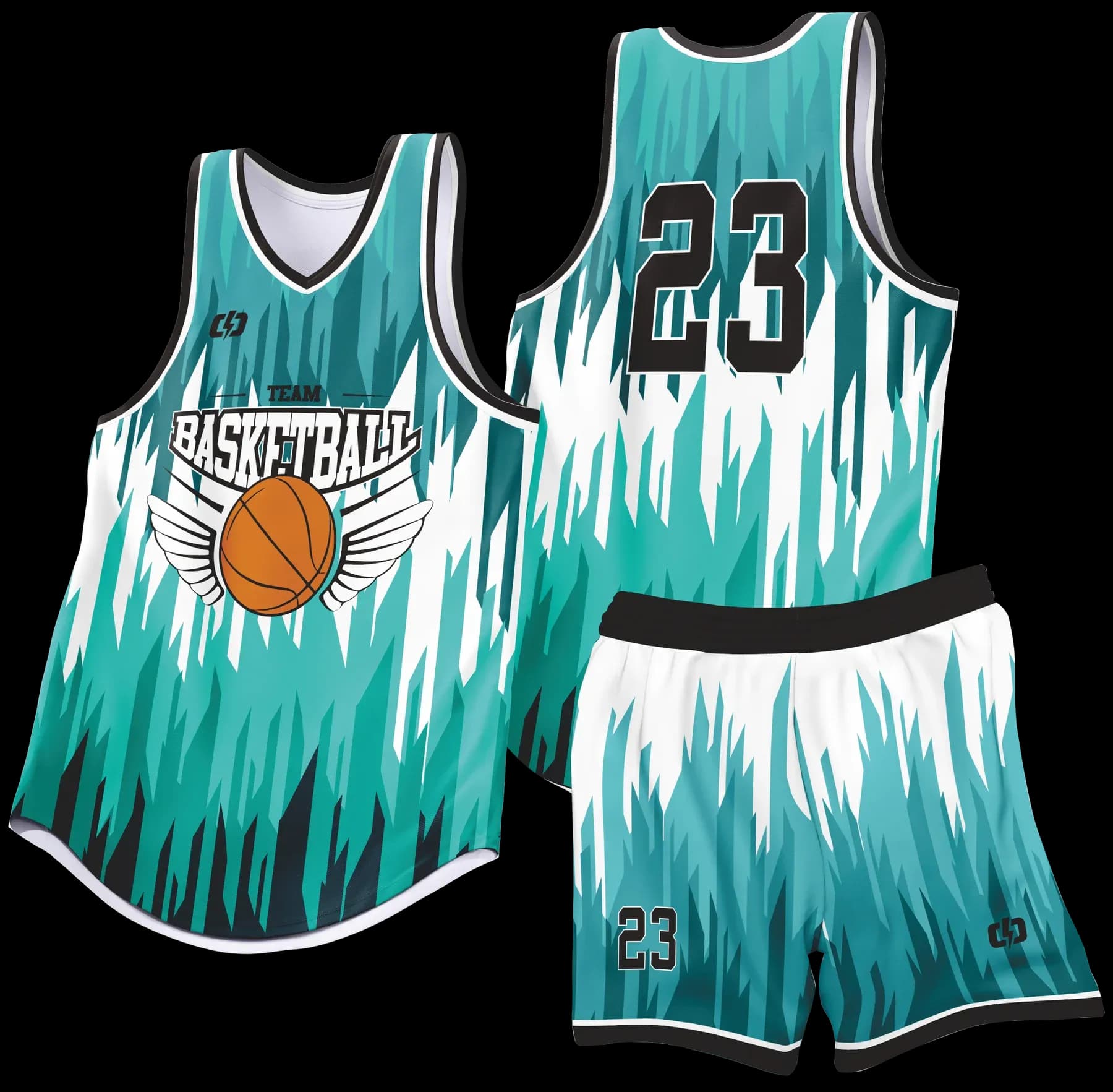 Custom basketball uniform design B89