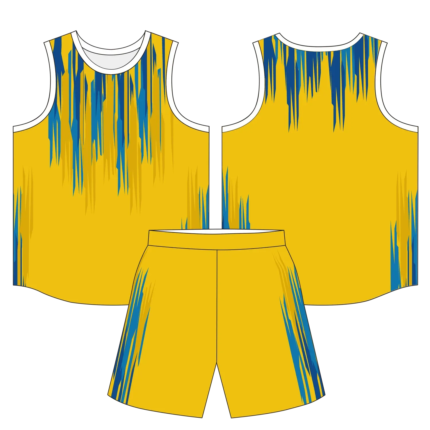 Custom basketball uniform design B67