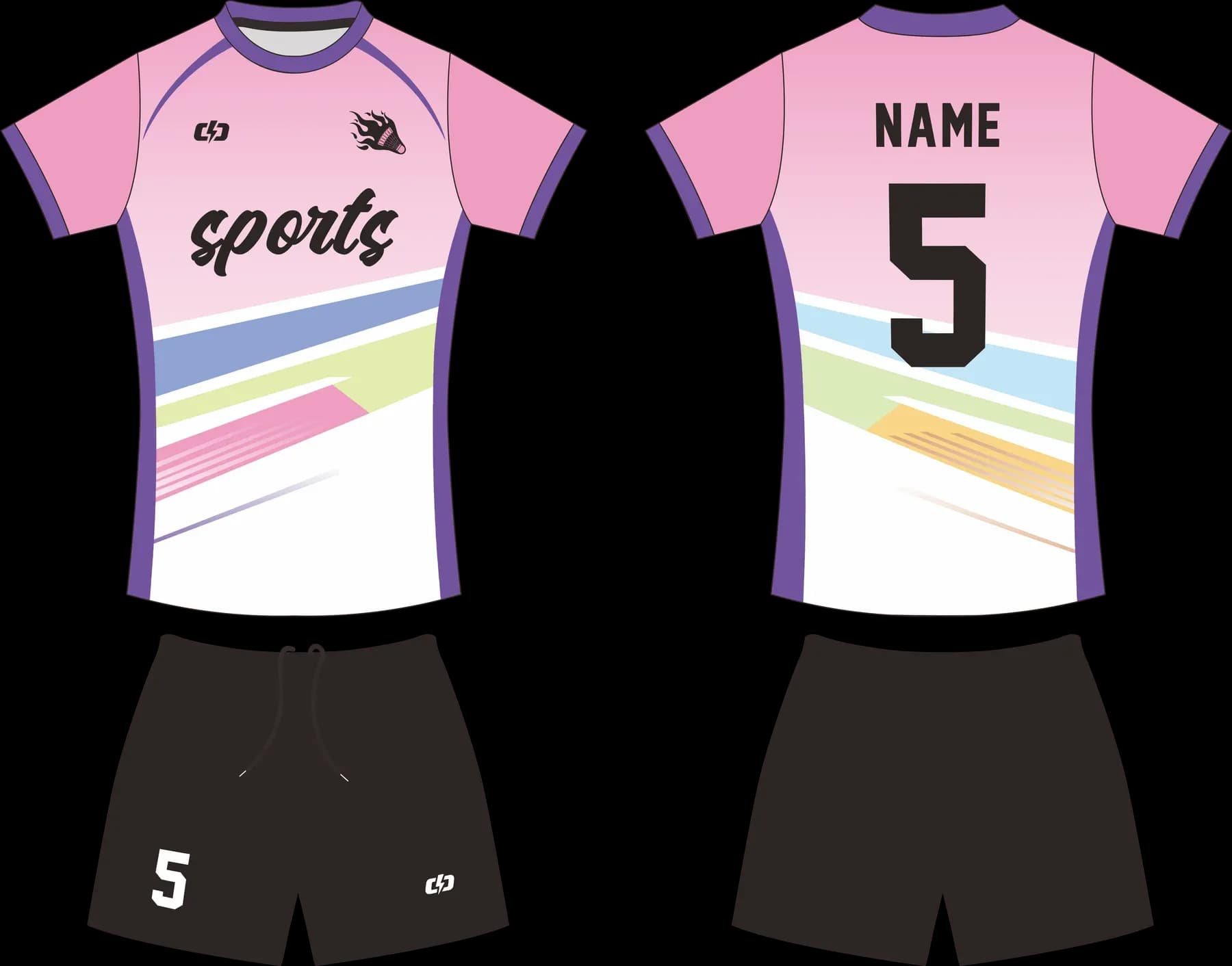 Custom volleyball uniform design UP25