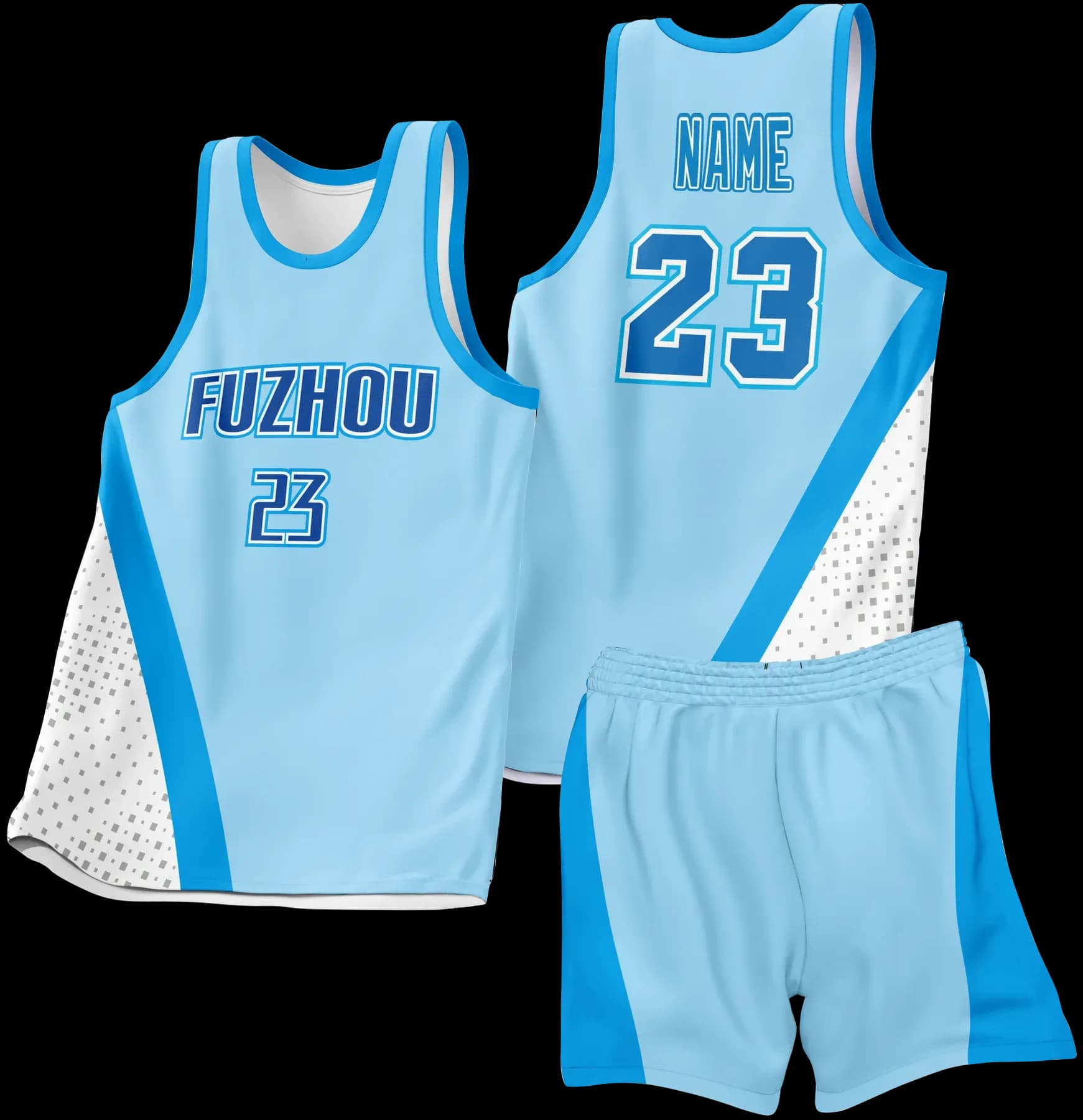 Custom basketball uniform design B17JW