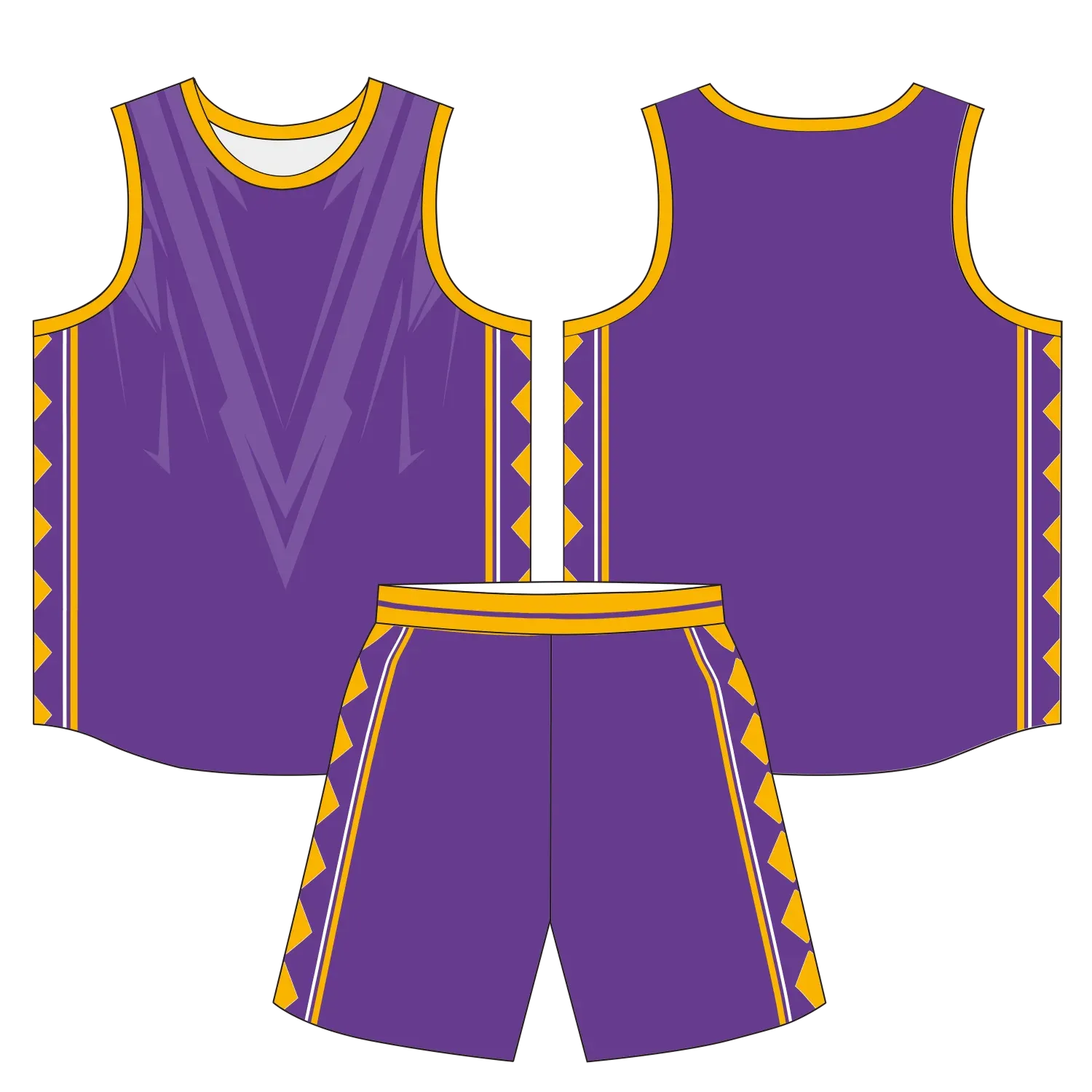 Custom basketball uniform design B37