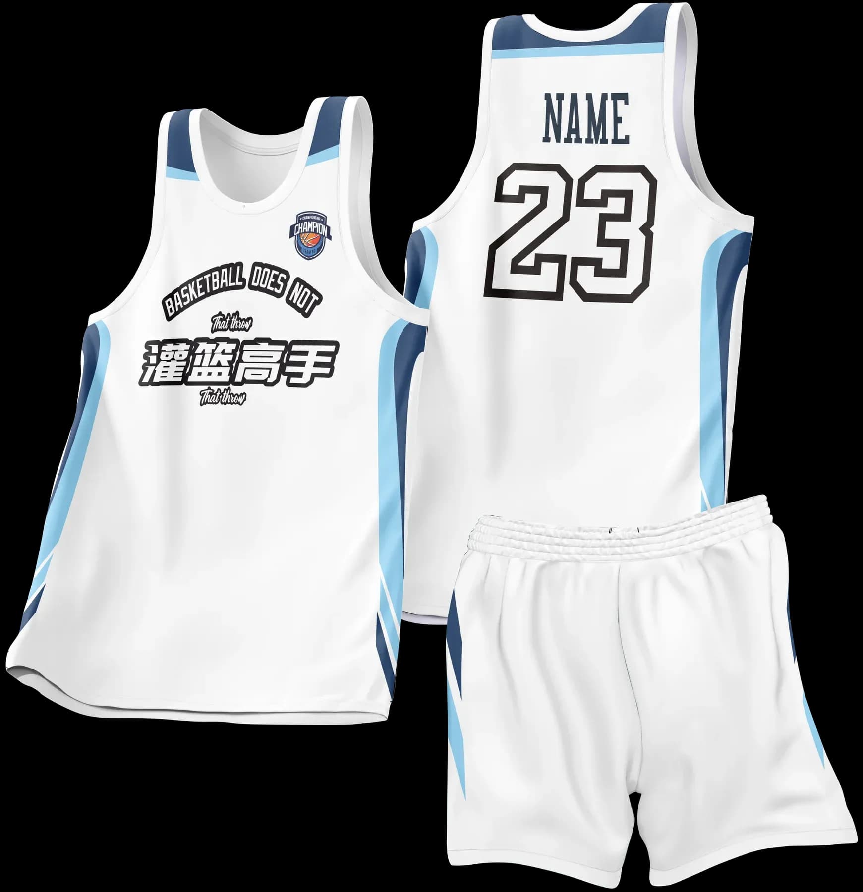 Custom basketball uniform design B29JW