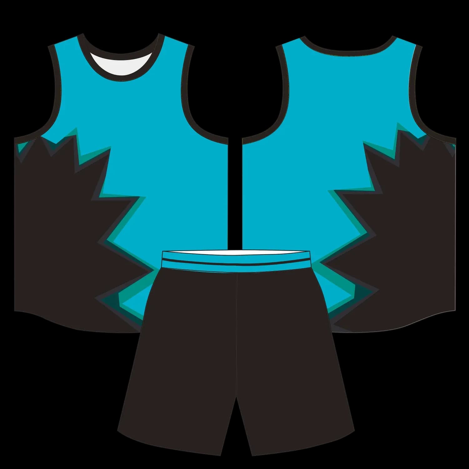 Custom basketball uniform design B46