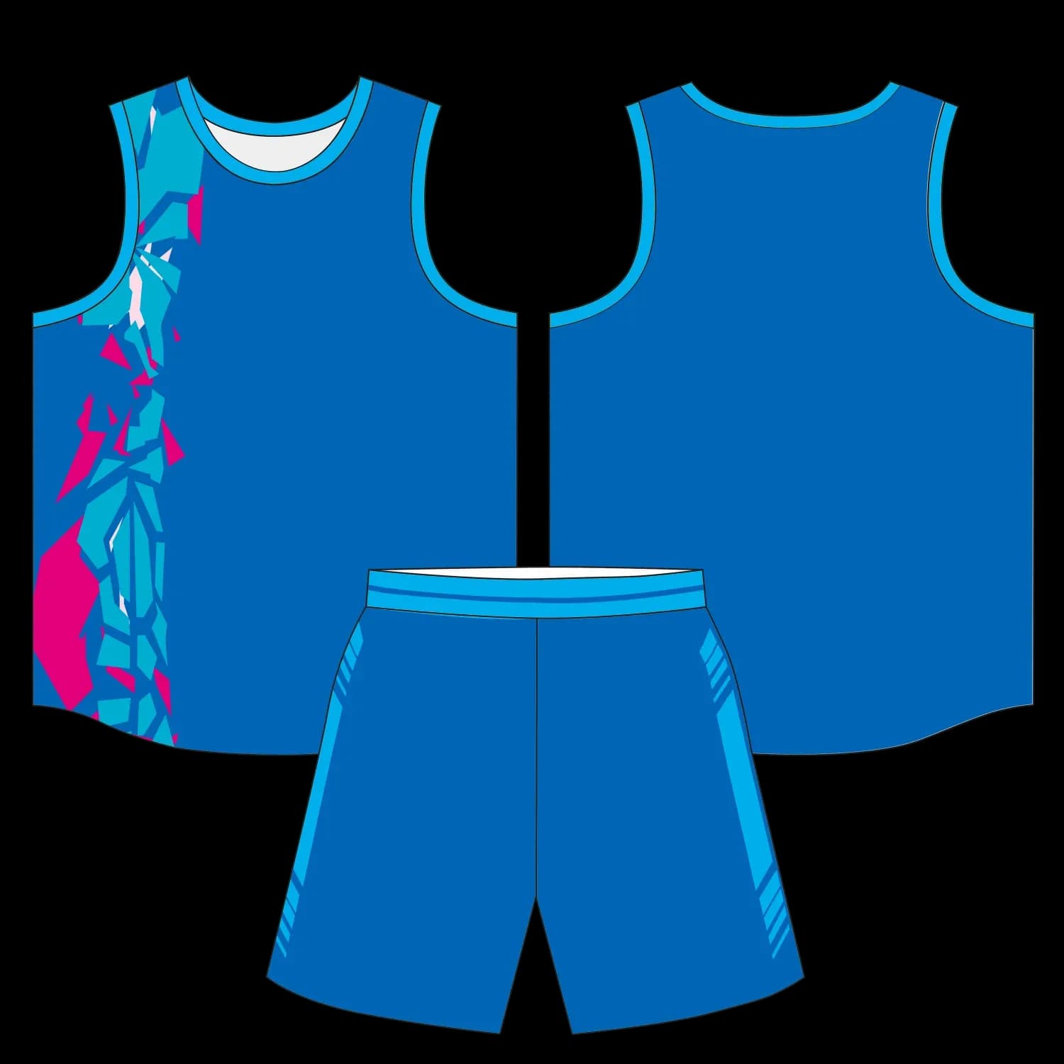 Custom basketball uniform design B35
