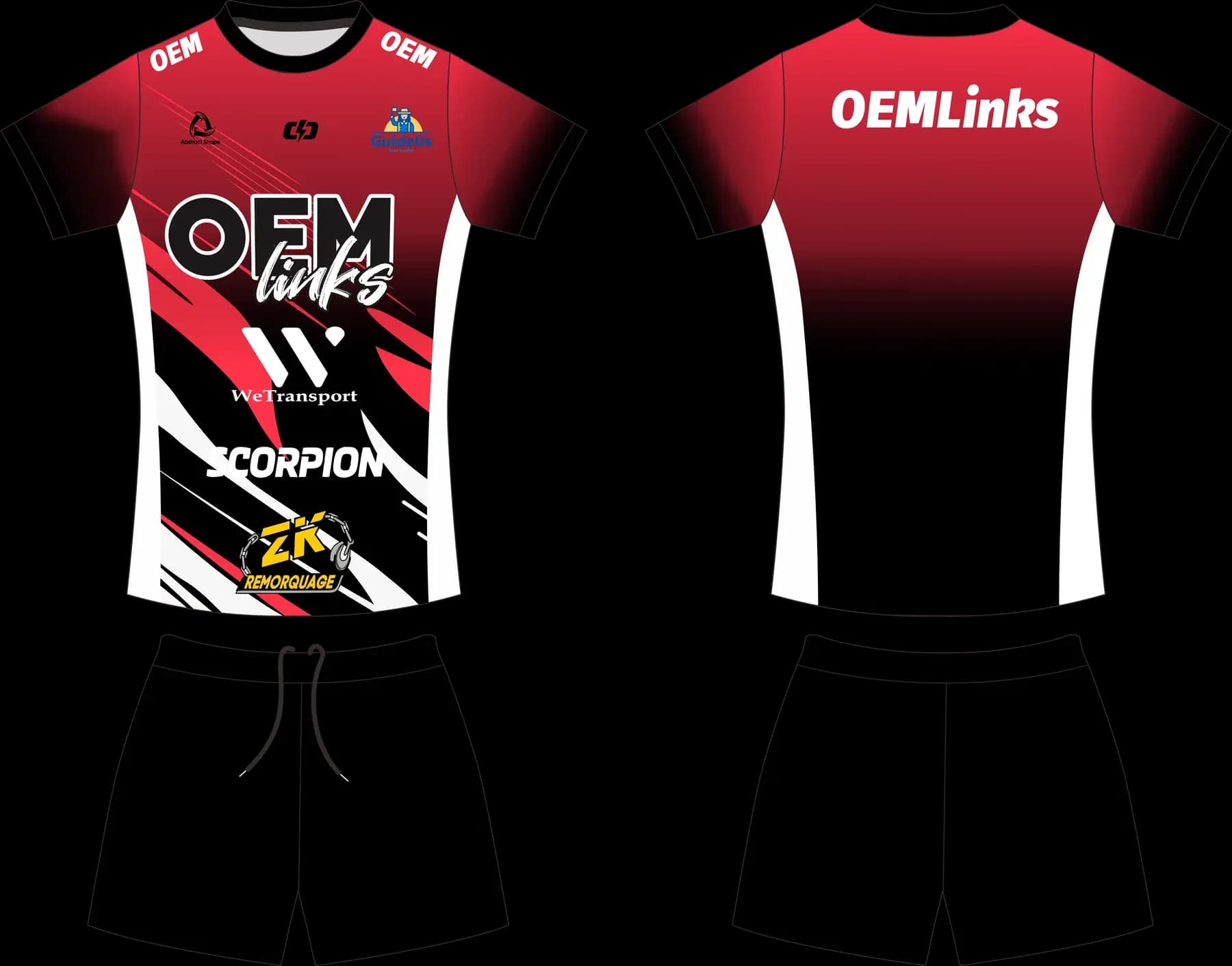 Custom volleyball uniform design UP06