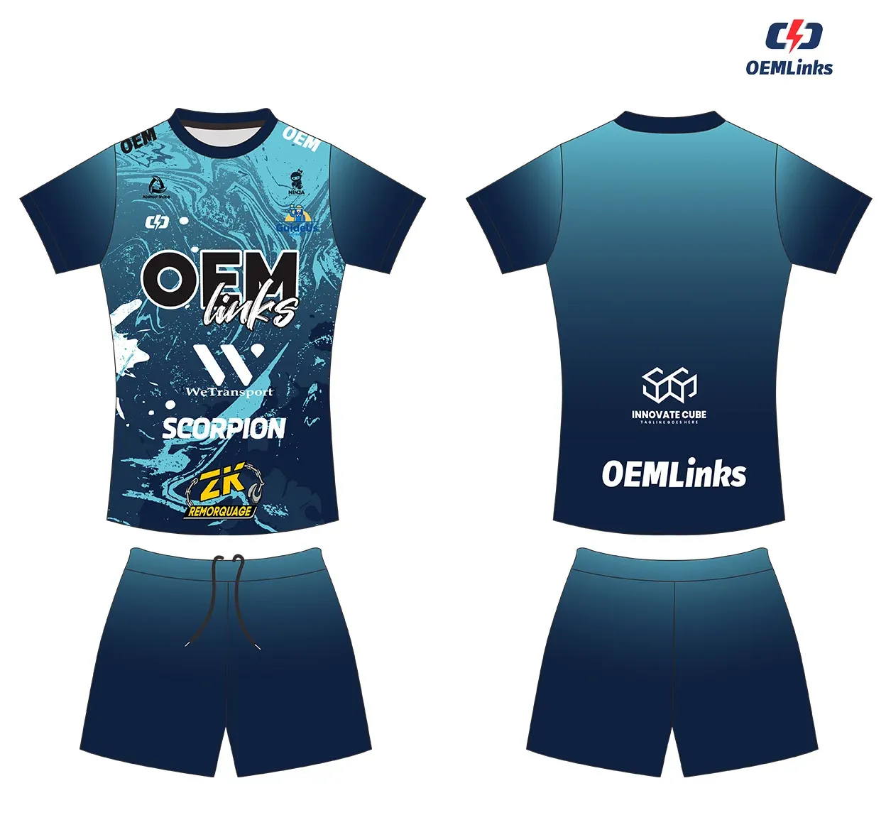Custom volleyball uniform design UP35