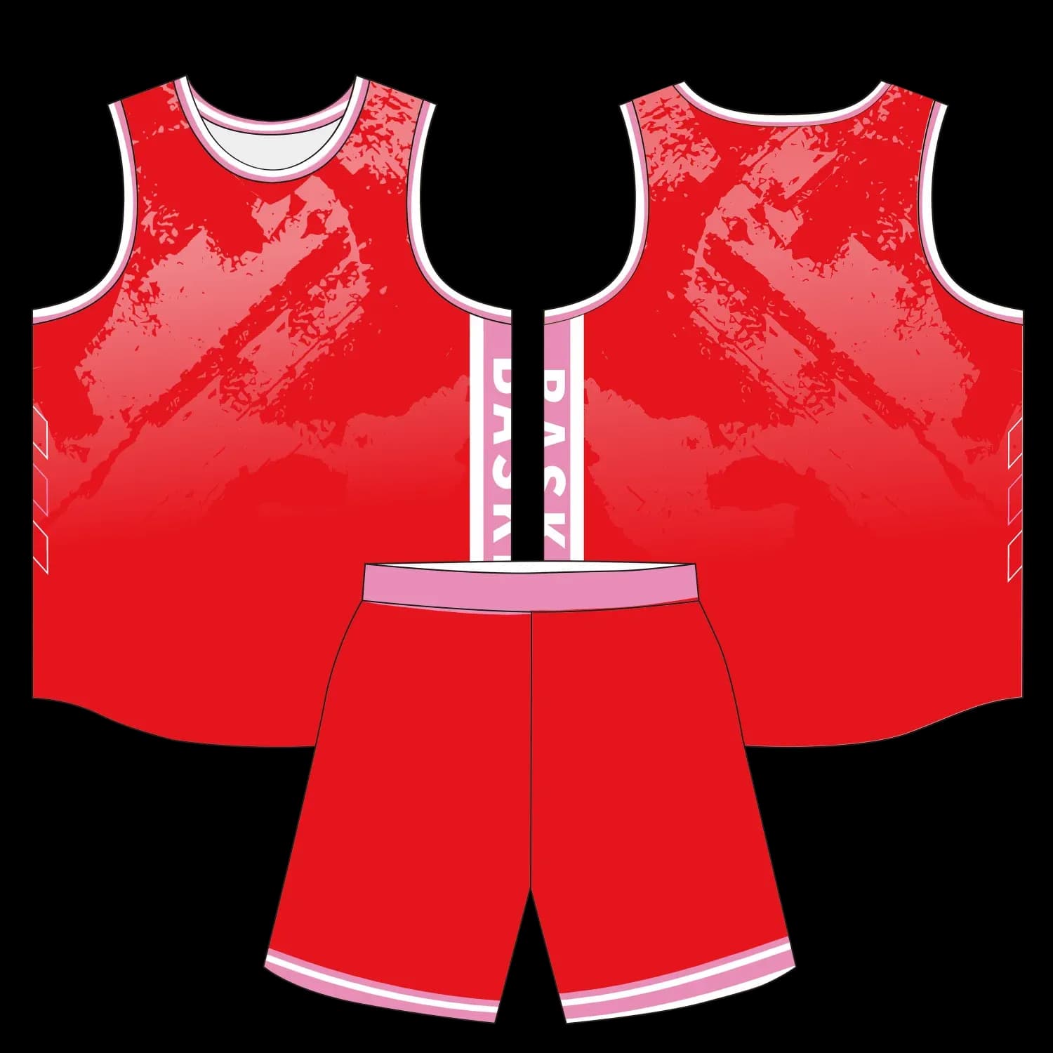 Custom basketball uniform design B79