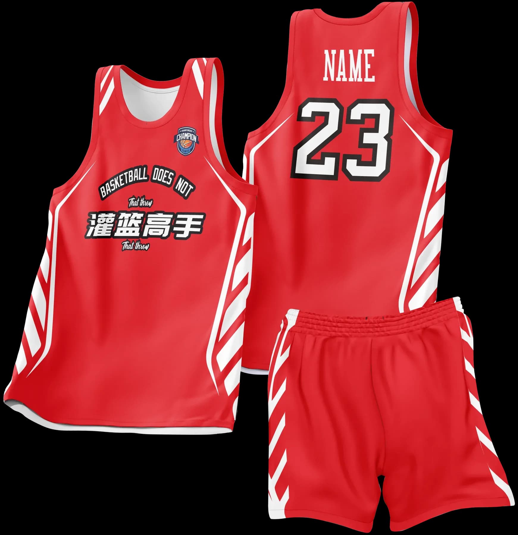Custom basketball uniform design B30JW