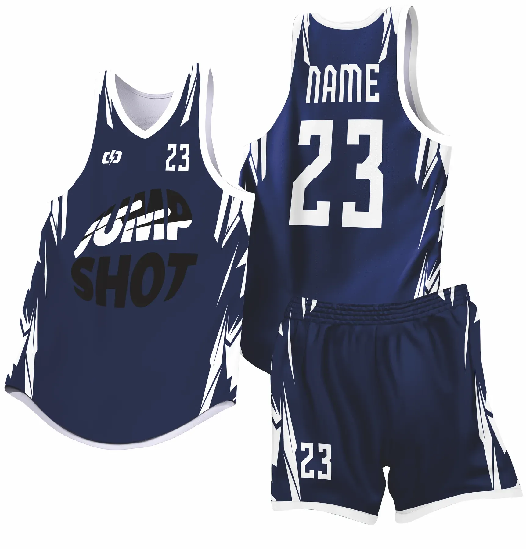 Custom basketball uniform design B83